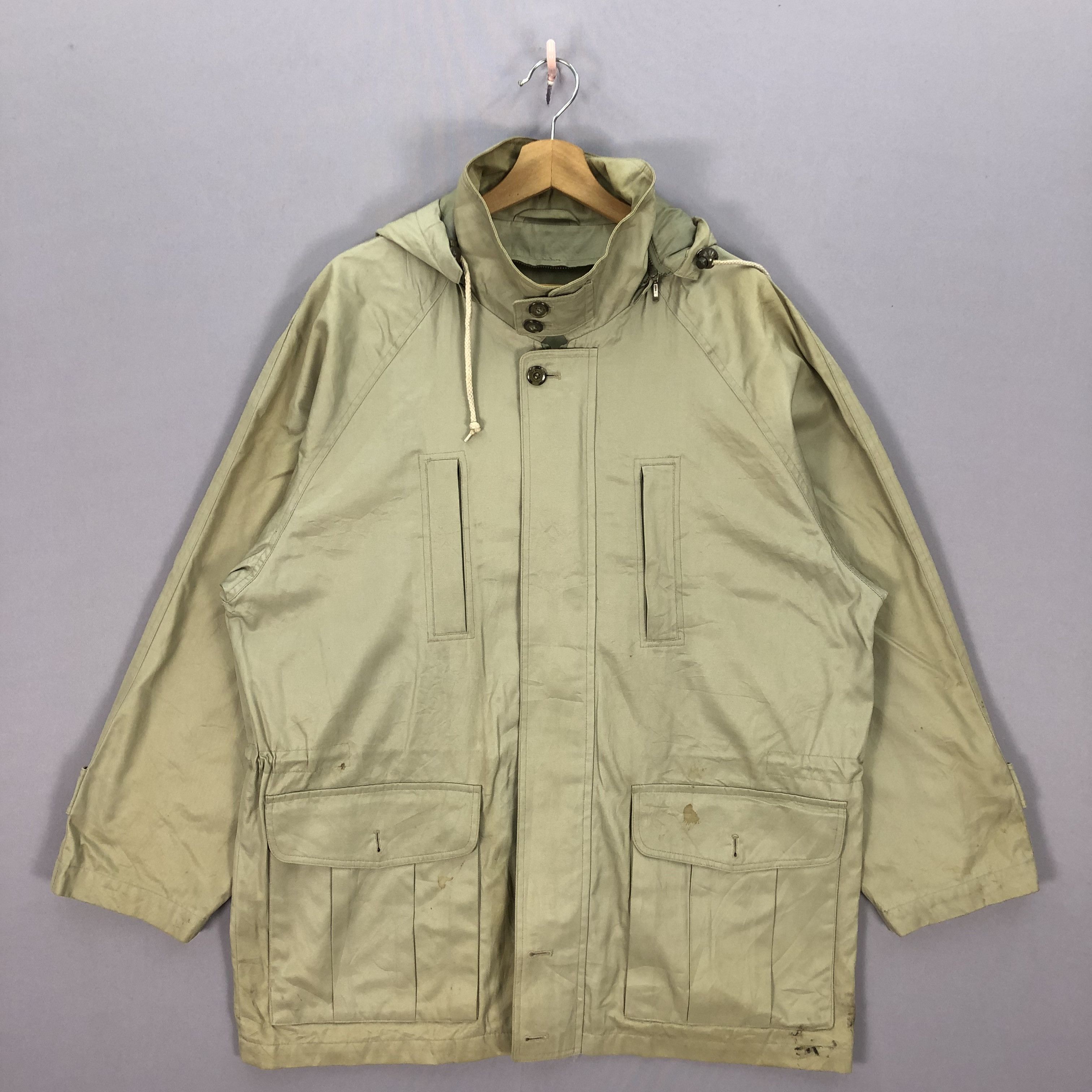 Japanese Brand × Vintage Vintage Japanese Hoodie Windbreaker Jacket Size US XL / EU 56 / 4 - 4 Thumbnail