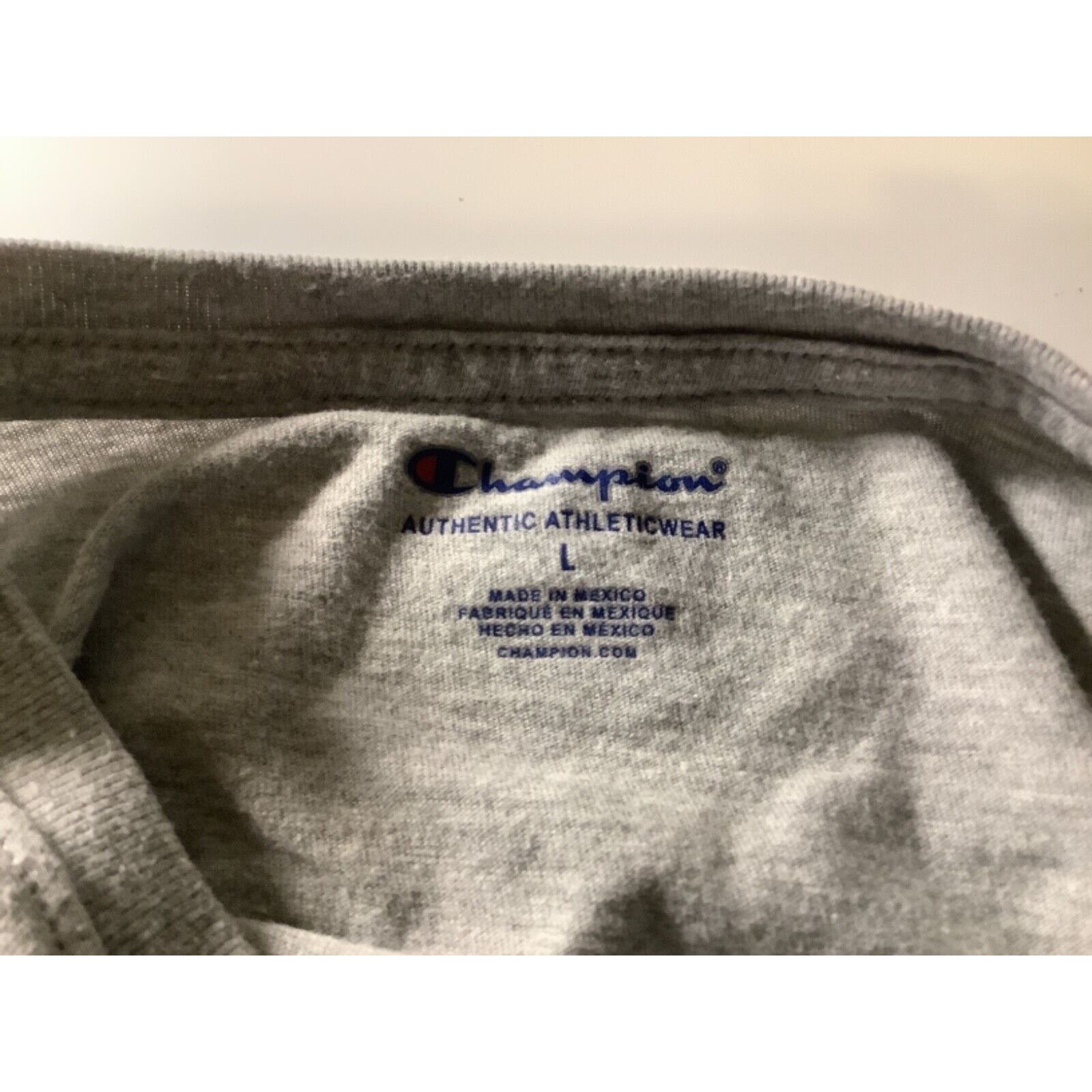 Champion Champion T-Shirt Boy’s Large Gray Graphic Logo Short Sleeve Size US L / EU 52-54 / 3 - 3 Thumbnail