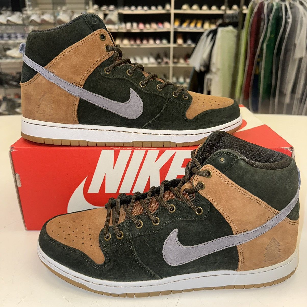 Nike Size 11 - Nike Homegrown x SB Dunk PRM High Sequoia Size US 11 / EU 44 - 1 Thumbnail