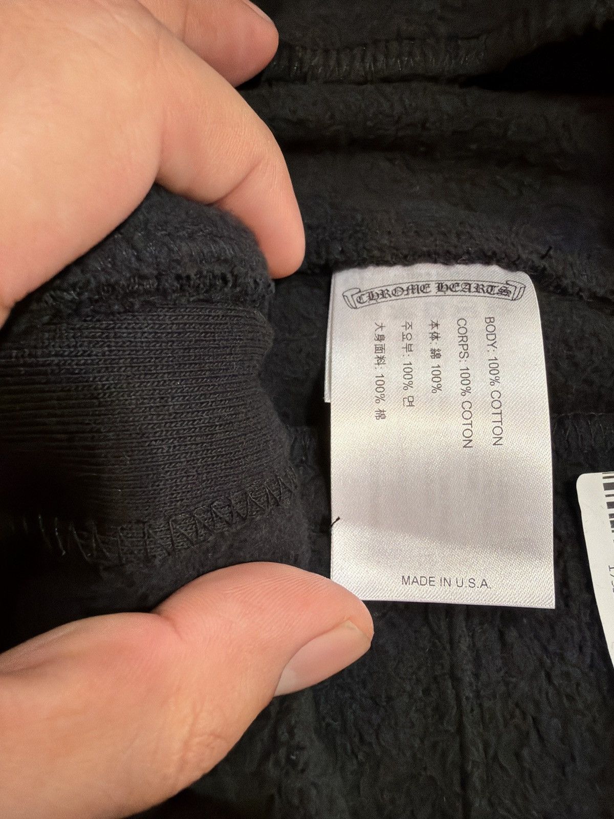 Chrome Hearts Chrome Hearts Blue Horseshoe Black Sweatpants Size US 36 / EU 52 - 5 Thumbnail