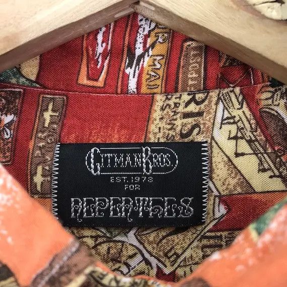 Nepenthes Vtg 90’ NEPENTHES x GITMAN BROS Art Casual Tee Shirt Size US M / EU 48-50 / 2 - 4 Thumbnail