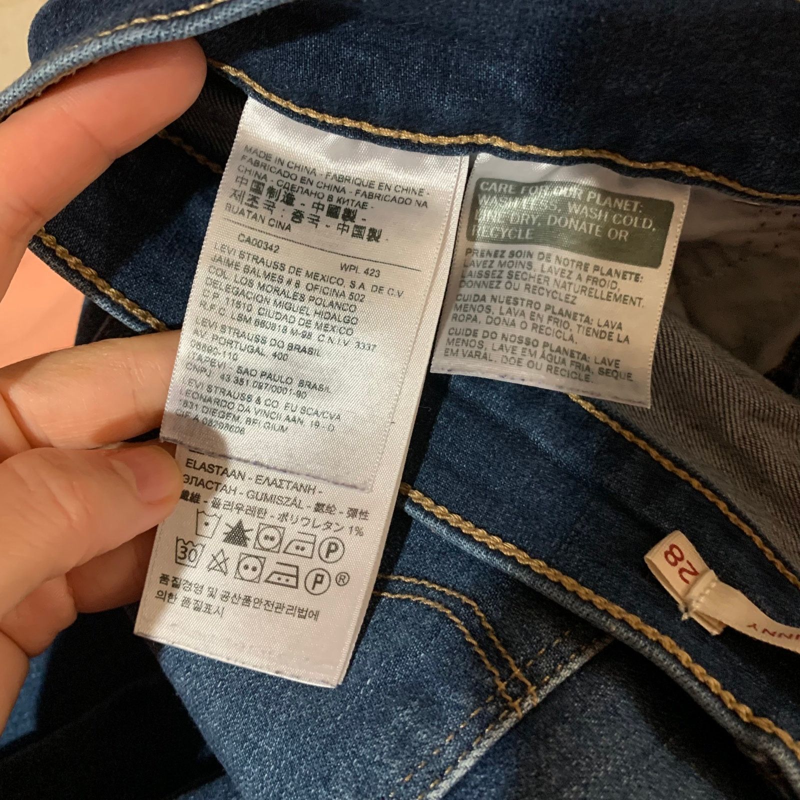 Levi's Levi's Blue Jeans for Women Size 28 (311 Shaping Skinny) Size 28" / US 6 / IT 42 - 9 Thumbnail