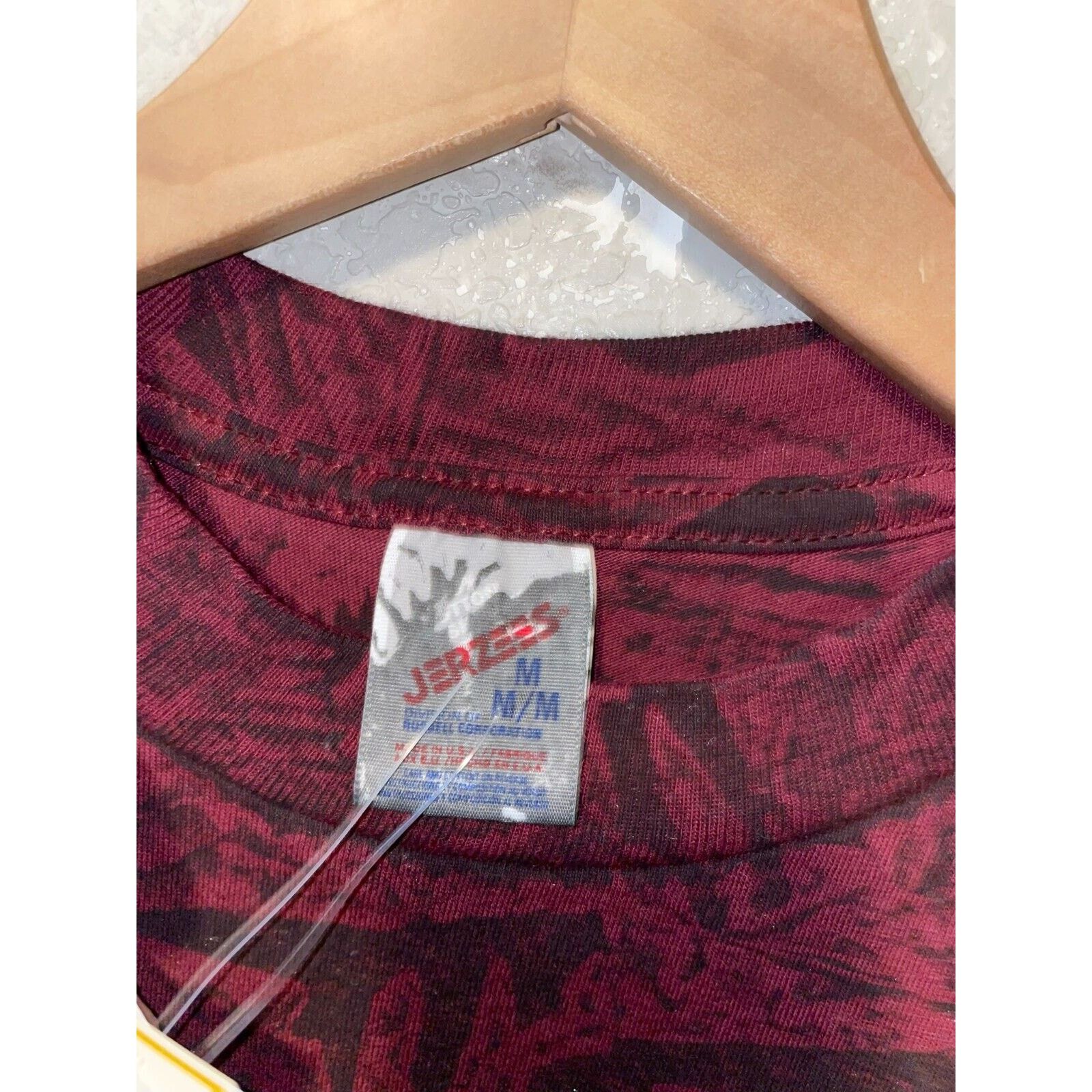 Jerzees Vintage Idaho Shirt AOP All Over Print Animal Tee VTG 90s M Size US M / EU 48-50 / 2 - 7 Thumbnail