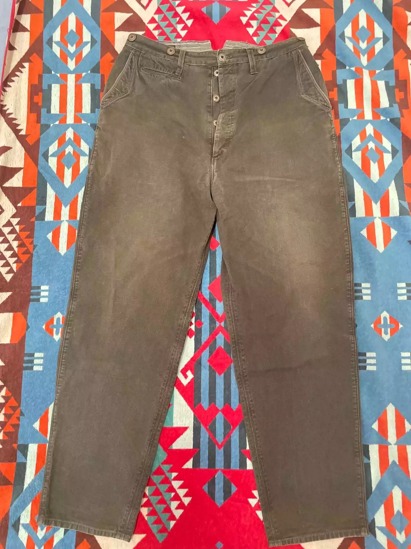 image of Freewheelers Jackson American Vintage Casual Pants in Brown, Men's (Size 32)