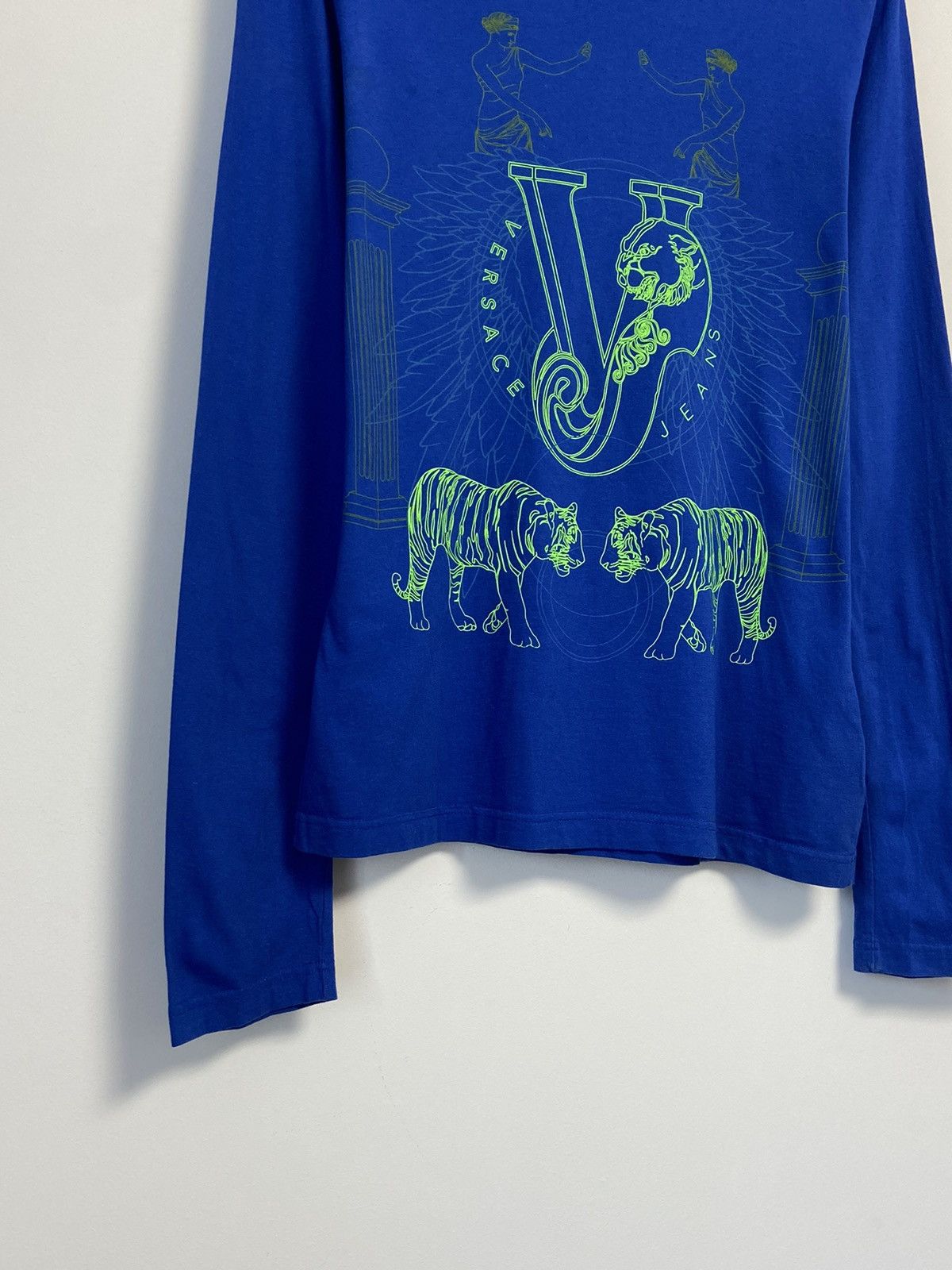 Versace Versace long sleeve sweatshirt blue Size US M / EU 48-50 / 2 - 4 Thumbnail