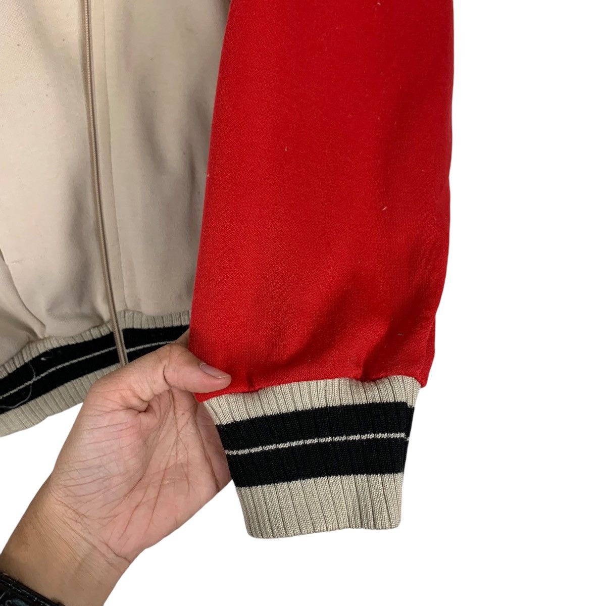 Asics ASICS Red Nude Colorblock Turtleneck Sweater #1256-C57 Size US M / EU 48-50 / 2 - 13 Thumbnail
