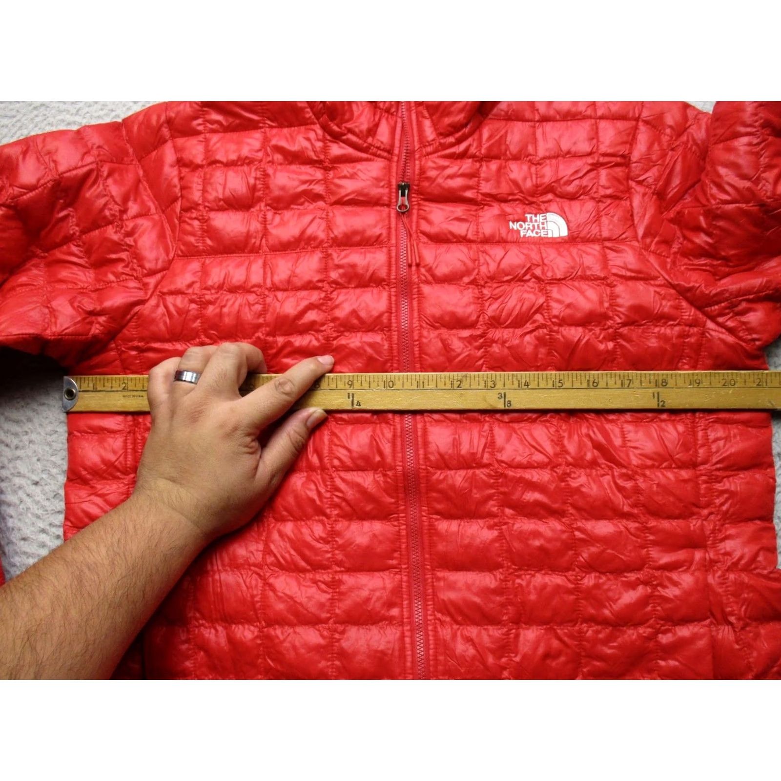 The North Face The North Face Jacket Womens Large Red ThermoBall Eco Puffer Full Zip NF0A3Y3Q Size L / US 10 / IT 46 - 5 Thumbnail