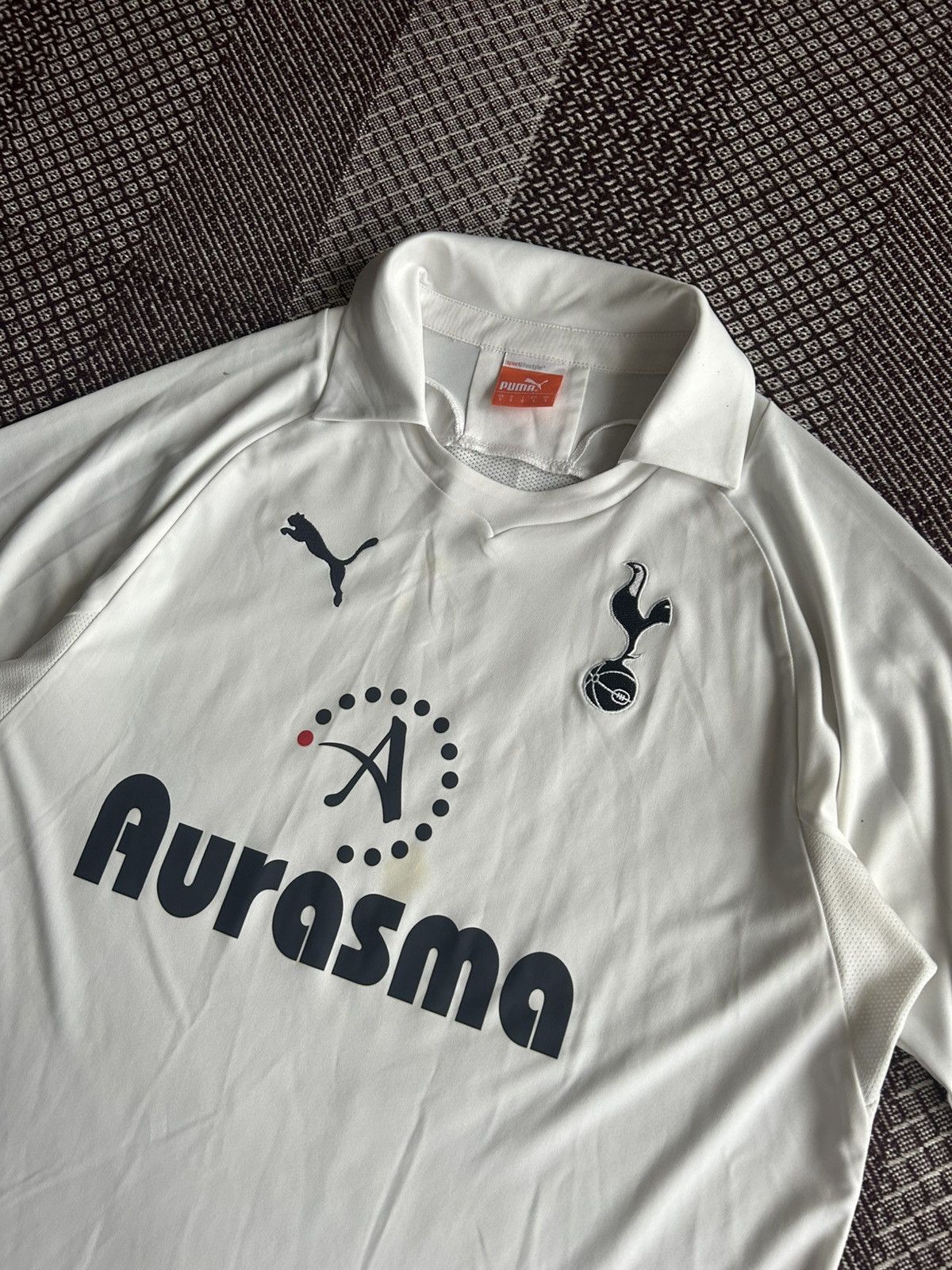 Puma × Vintage Puma Tottenham Hotspurs 2011-12 Home Football Soccer Jersey Size US S / EU 44-46 / 1 - 2 Thumbnail