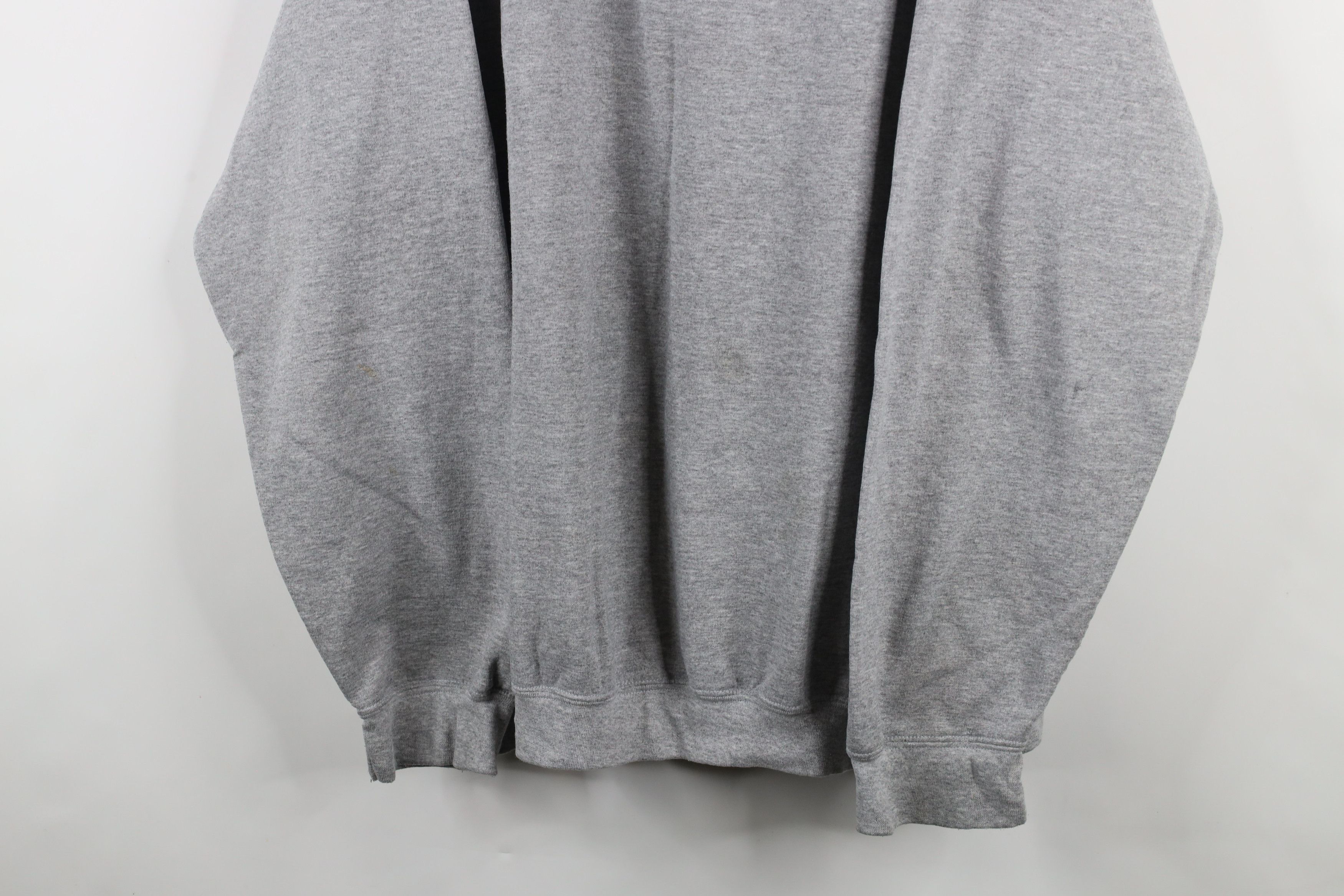 Vintage Vintage 90s Y2K Streetwear Crewneck Sweatshirt Heather Gray Size US XXL / EU 58 / 5 - 3 Thumbnail