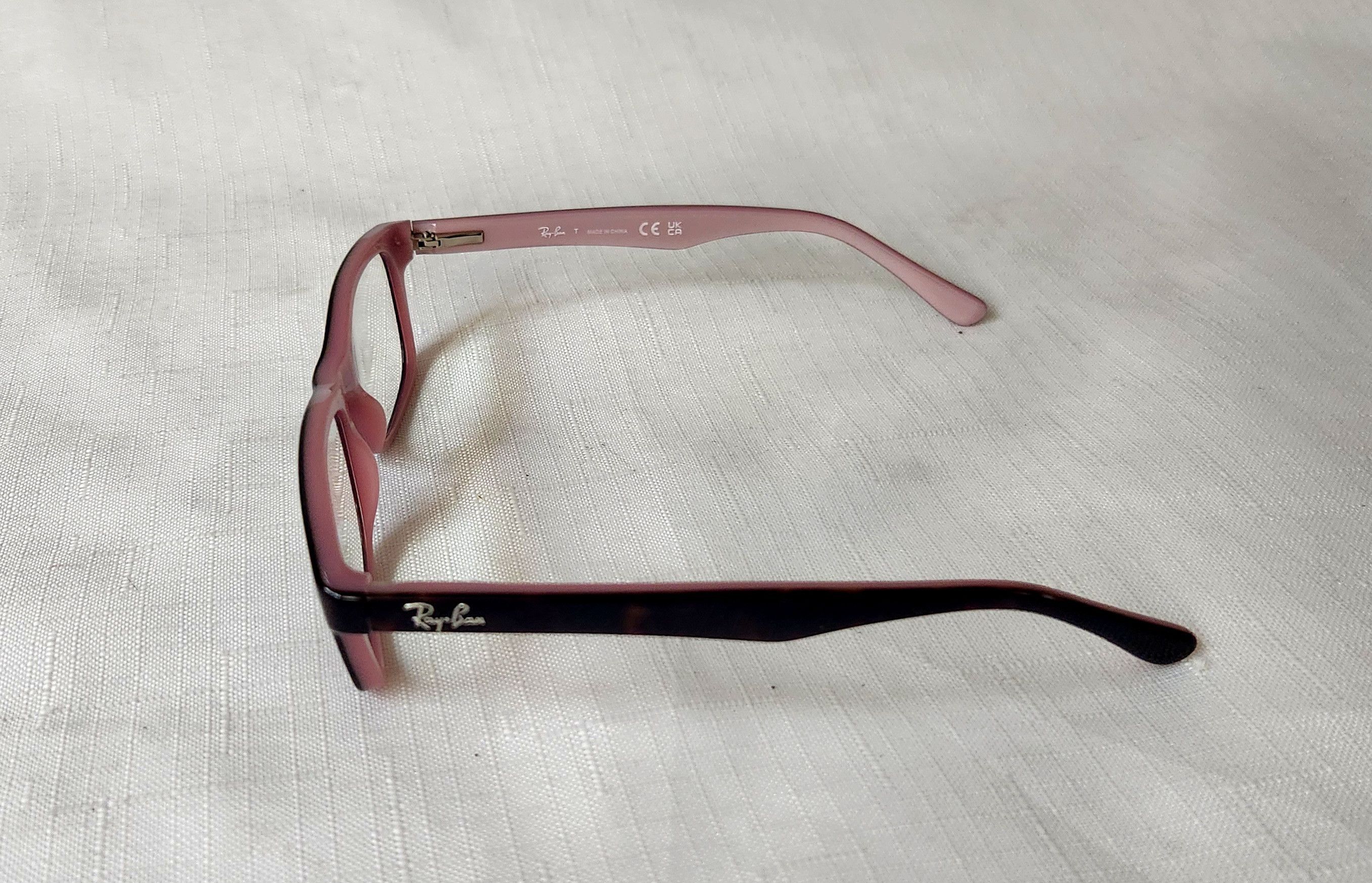RayBan Ray-Ban Small Eyeglasses RB 1531 3580 Havana on Pink Horn Size ONE SIZE - 4 Thumbnail