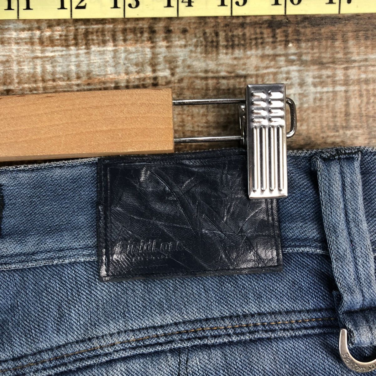 Japanese Brand Field Core Blue ripped Distressed Denim cargo Pants #A2126 Size US 29 - 22 Thumbnail
