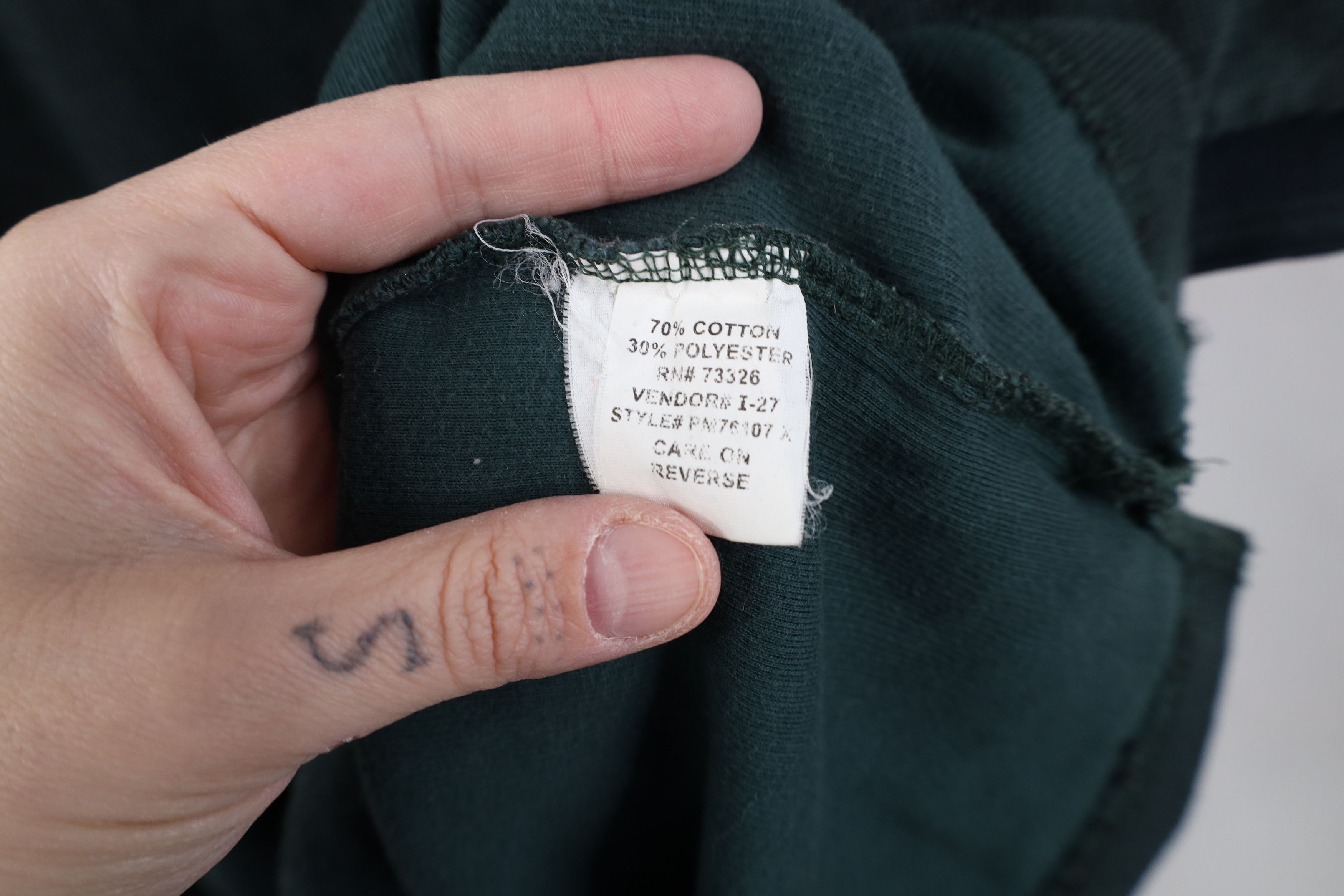 Vintage Vintage 90s Streetwear Ribbed Knit Collared Golf Polo Green Size US XXL / EU 58 / 5 - 8 Thumbnail