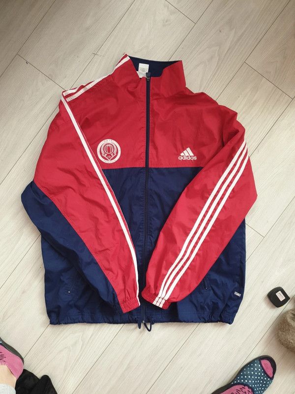 Adidas × Vintage Vintage adidas zip up sweatshirt xl Size US XL / EU 56 / 4 - 1 Thumbnail