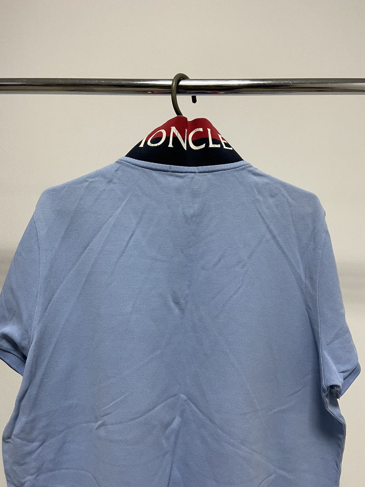 Moncler × Vintage Moncler Vintage T-Shirt Polo Small Logo logo neck Size US L / EU 52-54 / 3 - 5 Thumbnail