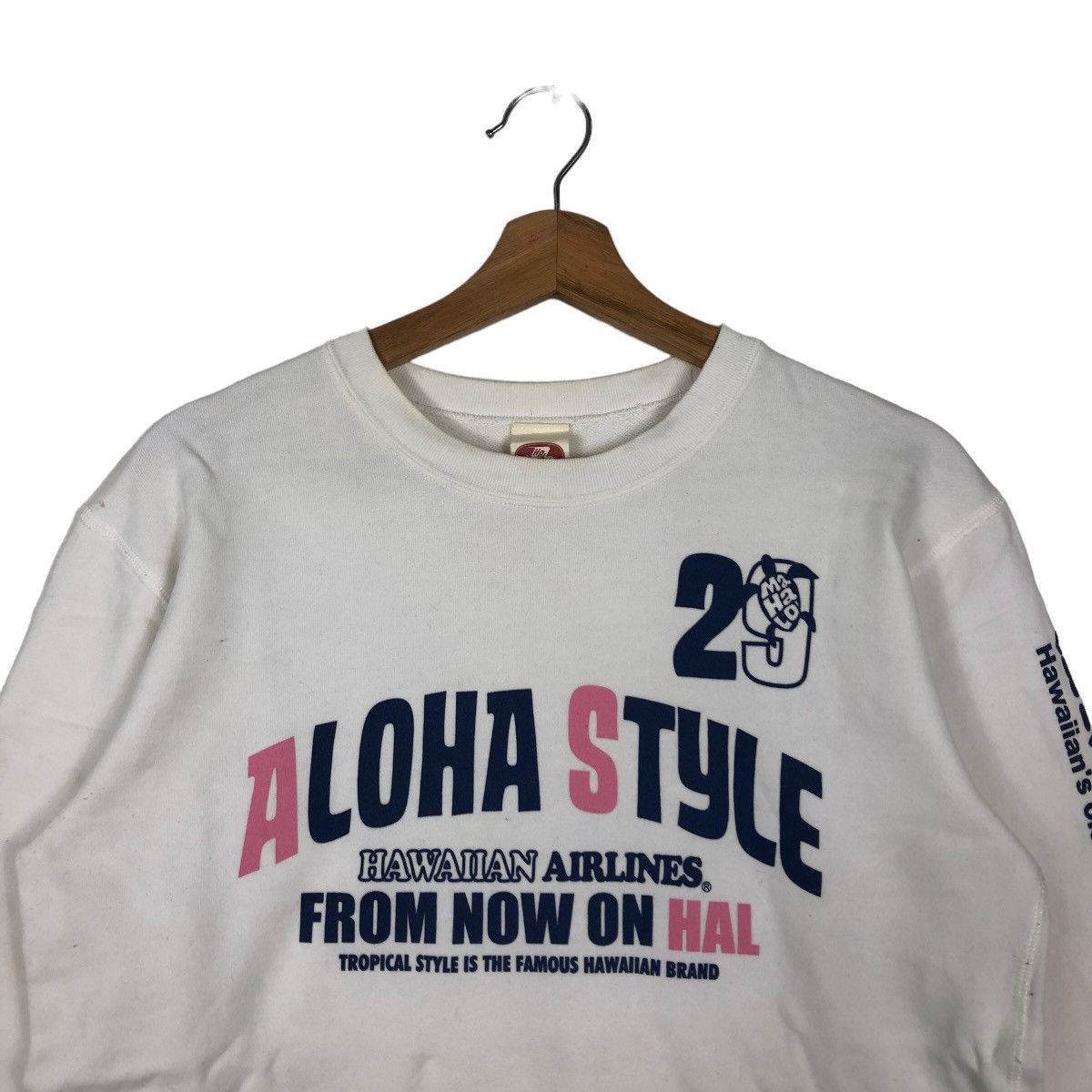Japanese Brand 🔥90’s Vintage Sweatshirt Hawaiian Airlines Big Logo Size US M / EU 48-50 / 2 - 3 Thumbnail