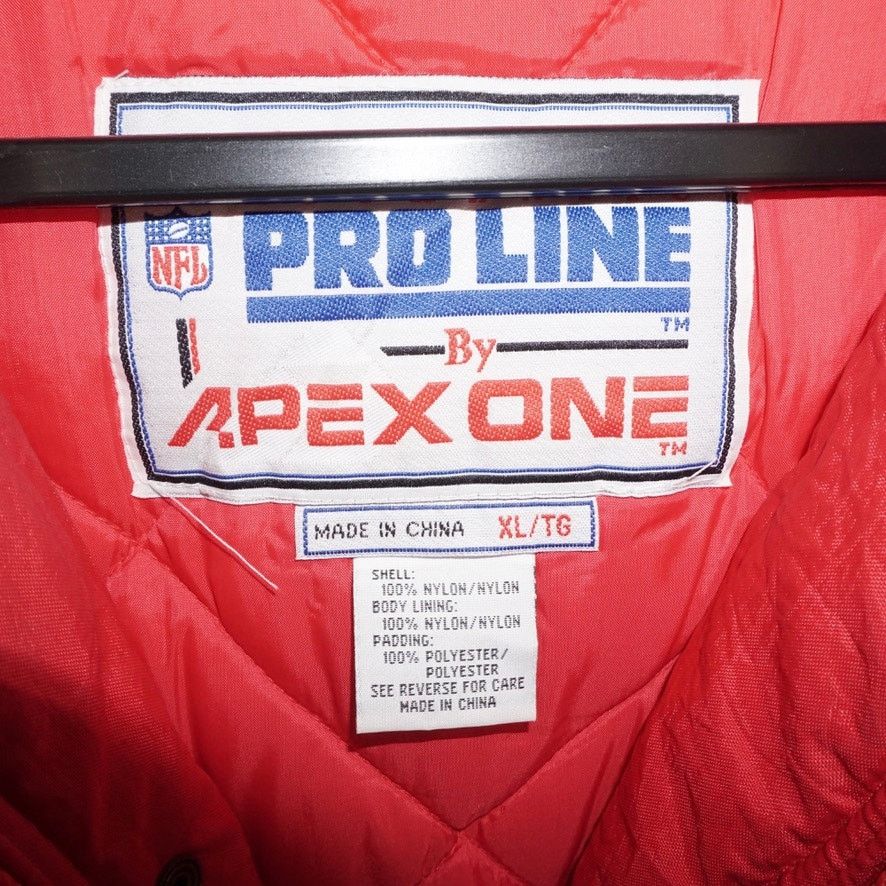 Pro Line XL - Vintage Y2K Apex one puffer San Francisco 49ers jacket Size US XL / EU 56 / 4 - 3 Thumbnail