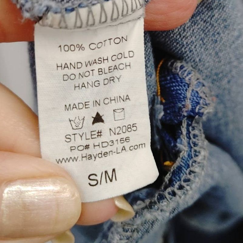 Other Hayden Oversized Denim Chambray Bomber Jacket Small Medium Size M / US 6-8 / IT 42-44 - 5 Thumbnail