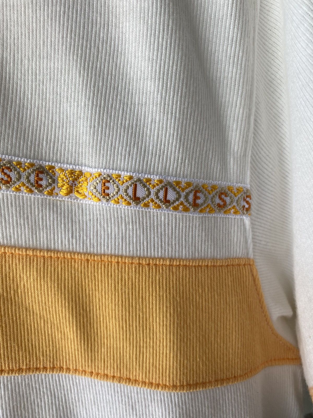 Ellesse Ellesse Orange-Collar Polo Tee with Chest Pattern Size M / US 6-8 / IT 42-44 - 4 Thumbnail