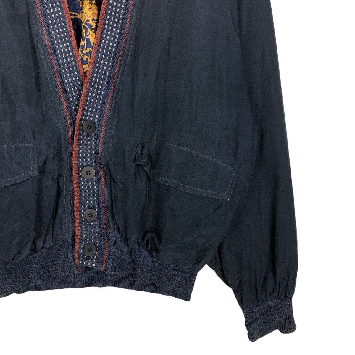 Japanese Brand 🔥Vtg Cropped Bomber Cardigan Jacket Uomo Core Issey Miyake Size US M / EU 48-50 / 2 - 5 Thumbnail