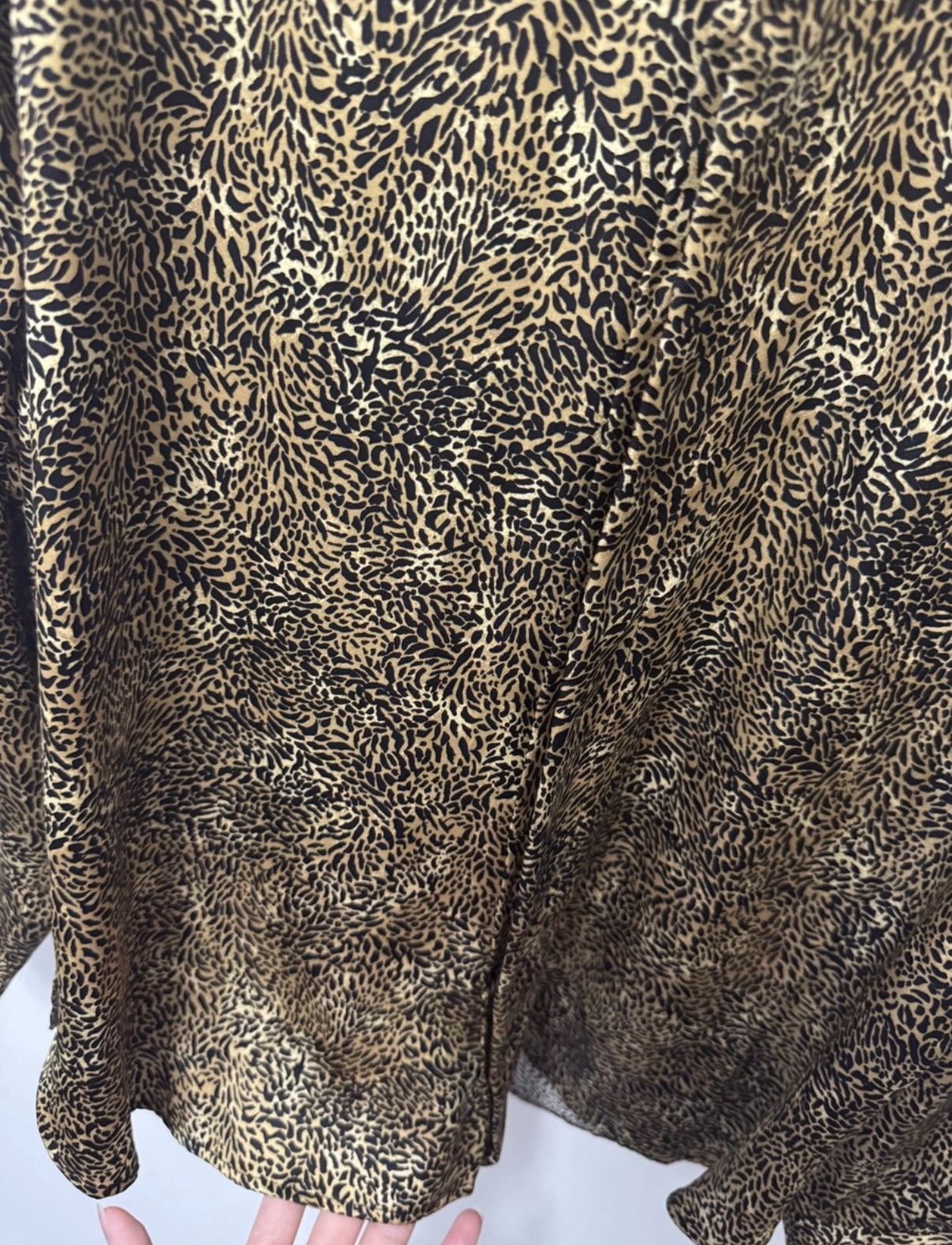 Saint Laurent Paris Saint Laurent 20FW Runway Silk Caramel Leopard Print Shirt Size US S / EU 44-46 / 1 - 3 Thumbnail