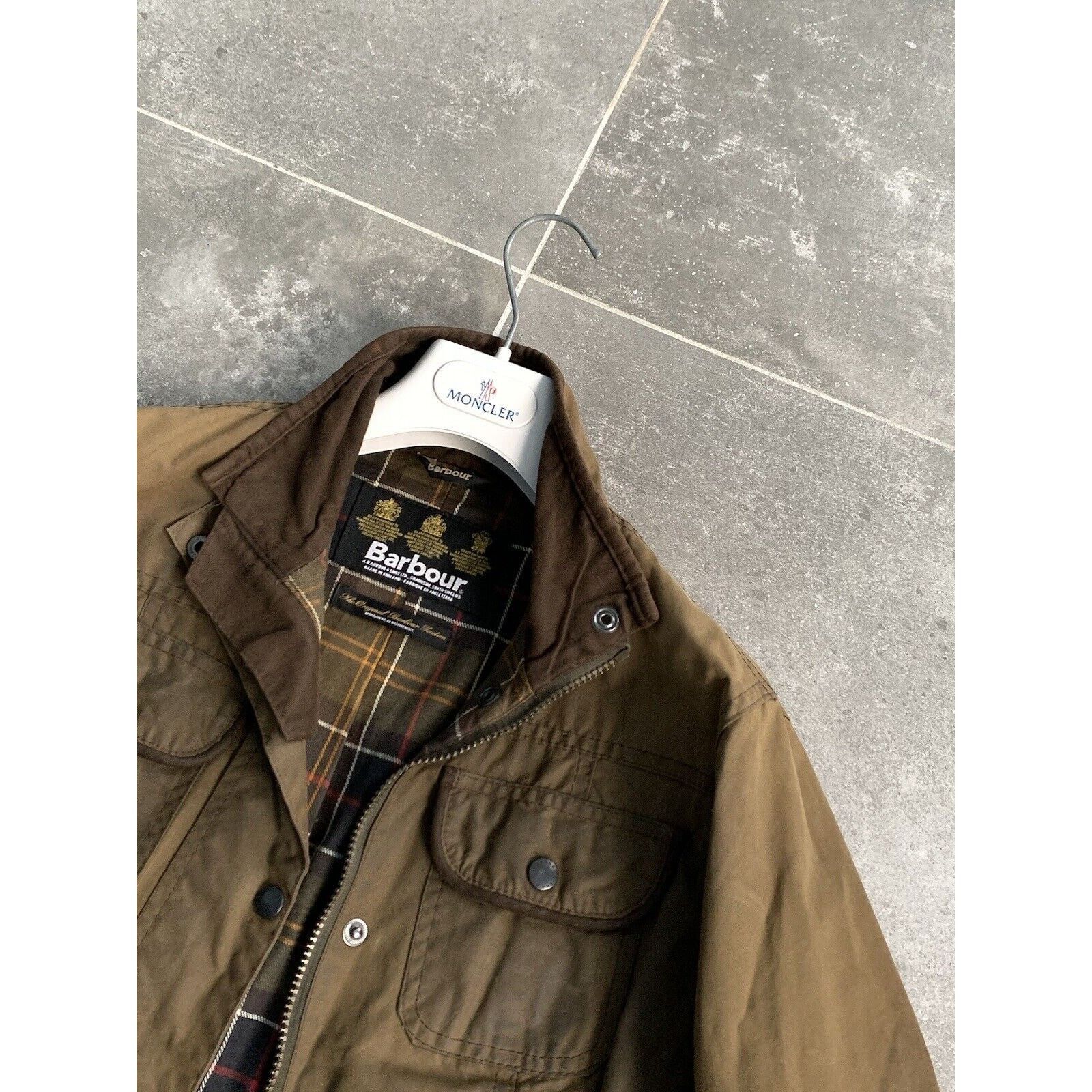 Barbour Women's BARBOUR UTILITY WAX Jacket Coat UK 12 US 8 EU 40 M Size M / US 6-8 / IT 42-44 - 22 Thumbnail