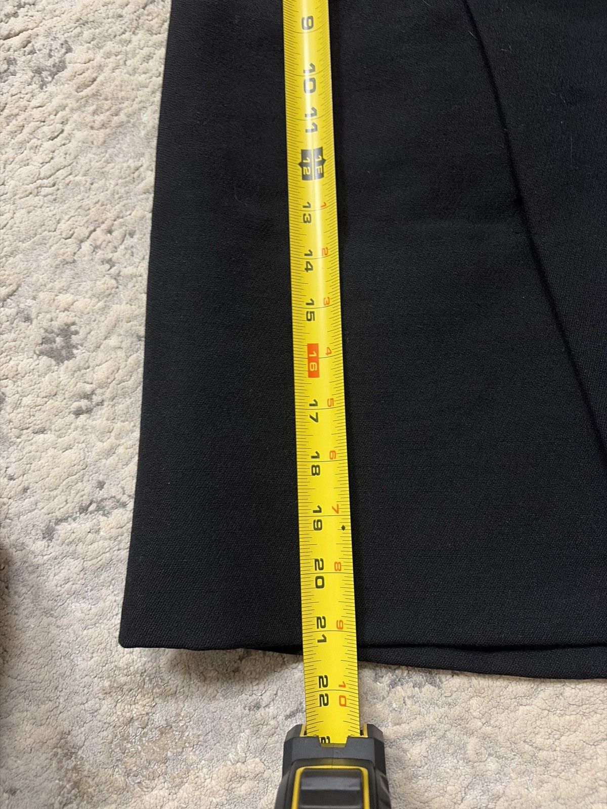 Miu Miu Miu Miu Black Wool Snap Button Skirt Size 25" / US 0 / IT 36 - 10 Thumbnail