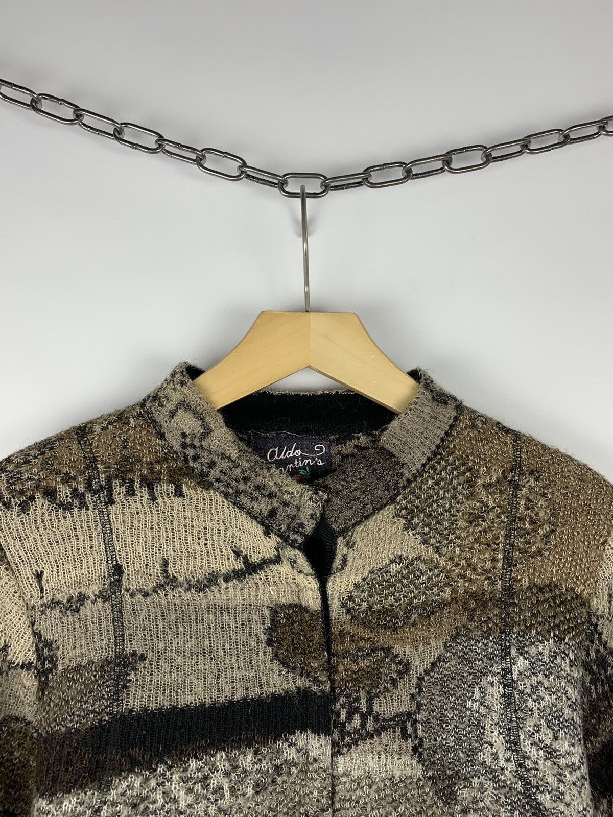 Designer Vintage Y2K Aldo Martins Buttons Cardigan Japanese Style Top Size XXL / US 16-18 / IT 52-54 - 4 Thumbnail