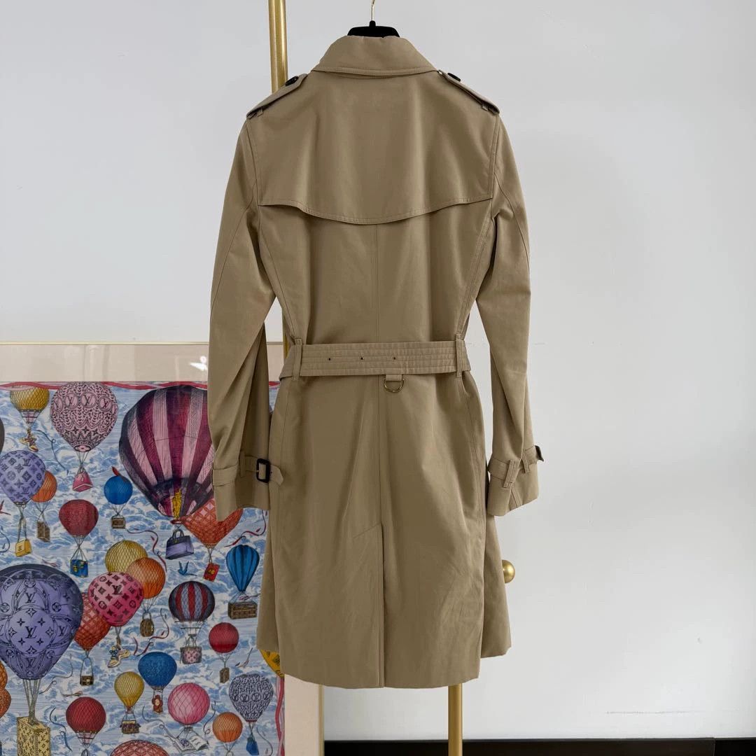 Burberry Burberry Khaki Trench Coat F36 Size XS / US 0-2 / IT 36-38 - 2 Thumbnail