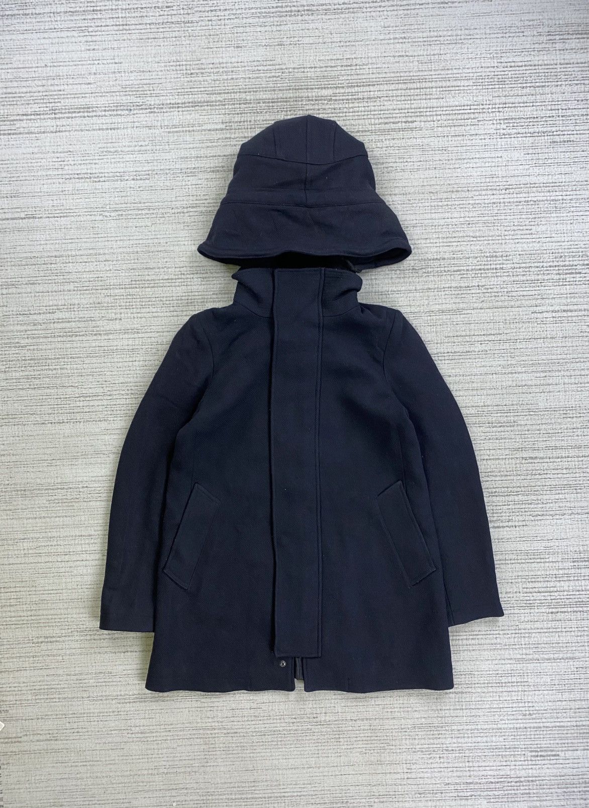 Zucca Vintage Issey Miyake Zucca Wool Hoodie Jacket Size US S / EU 44-46 / 1 - 1 Thumbnail