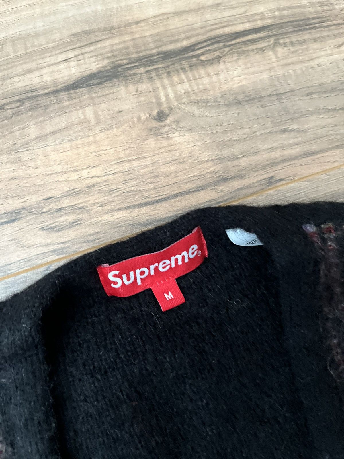 Supreme Supreme Brushed Grid Cardigan Size US M / EU 48-50 / 2 - 7 Thumbnail