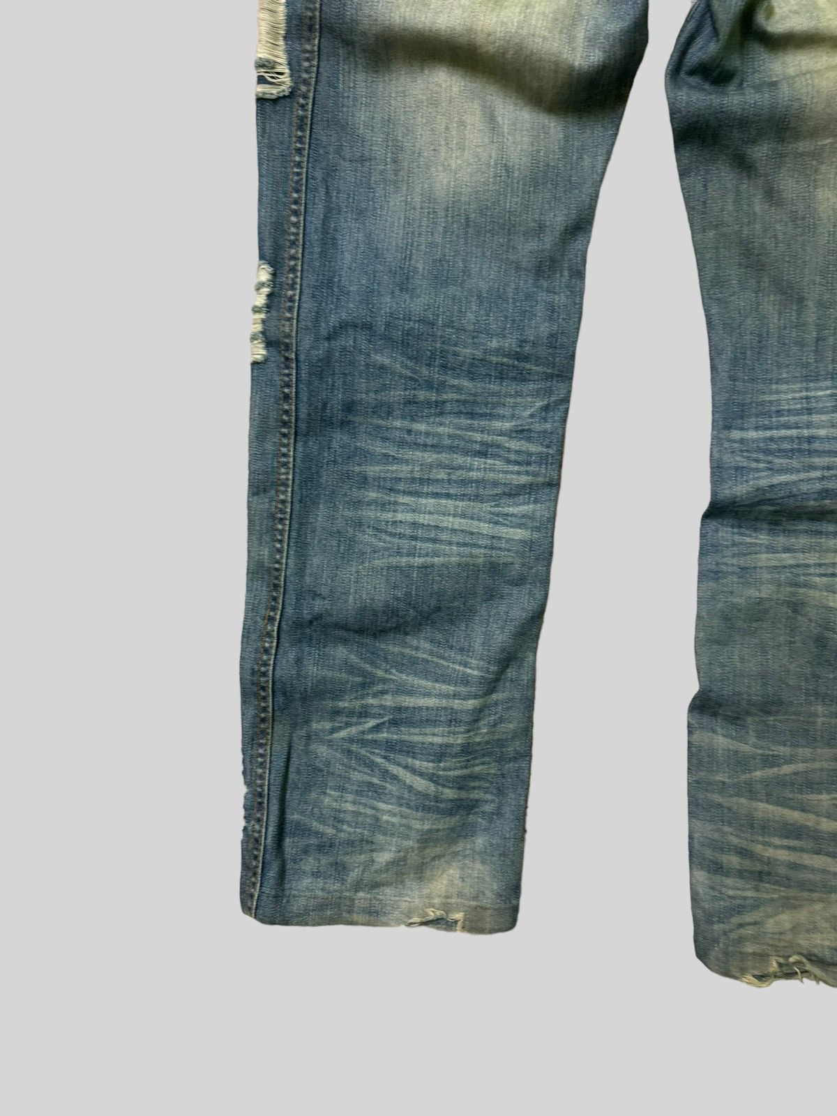 If Six Was Nine Balenciaga Style AVH JEANS Studs Distressed Denim Jeans Size US 32 / EU 48 - 15 Thumbnail