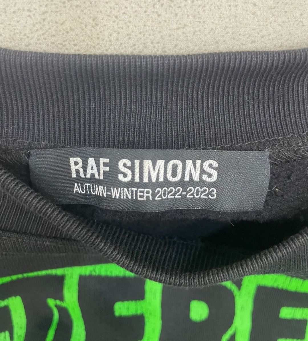 Raf Simons raf simons ghost face black vandalism sweatshirt Size US M / EU 48-50 / 2 - 2 Thumbnail