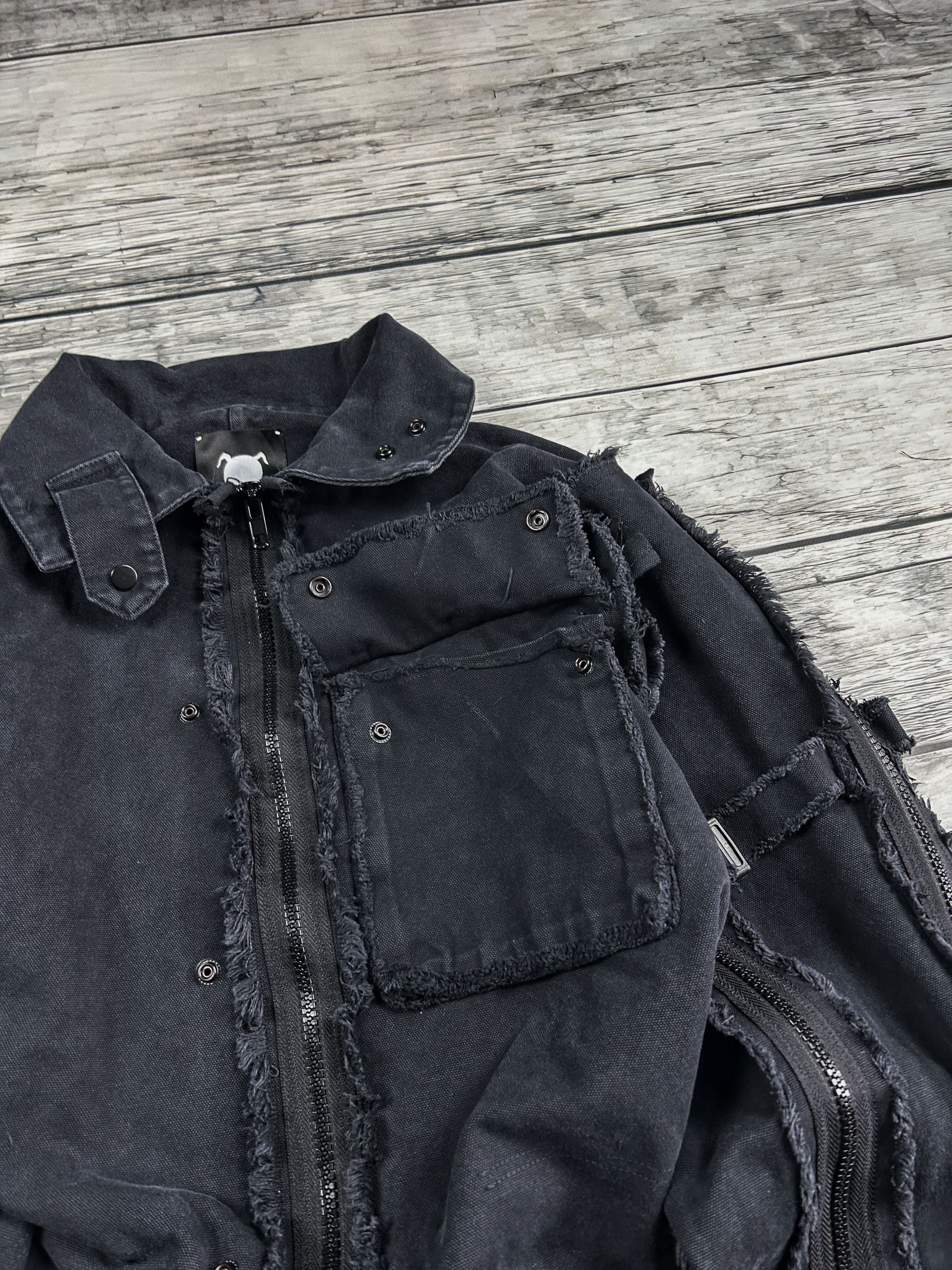 Hysteric Glamour Archive Distressed Double Layer Jacket Deconstructed Style Size US L / EU 52-54 / 3 - 23 Thumbnail
