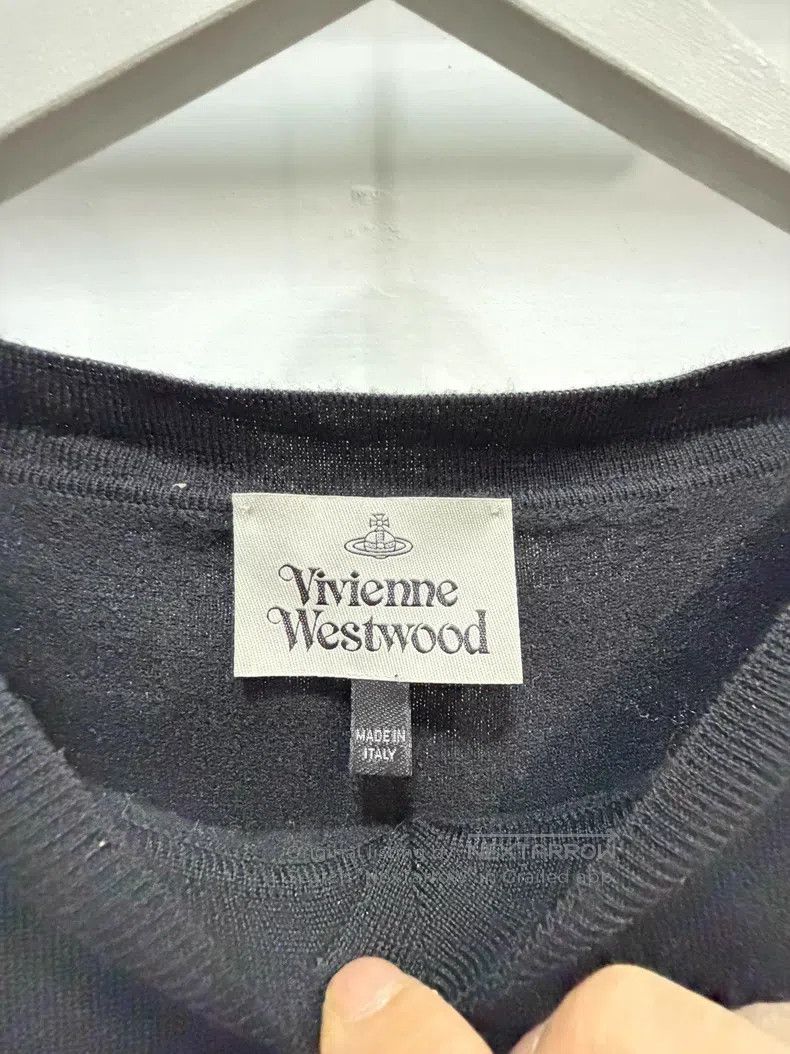 Vivienne Westwood Vivienne Westwood Black Saturn Sweater Size US L / EU 52-54 / 3 - 2 Thumbnail