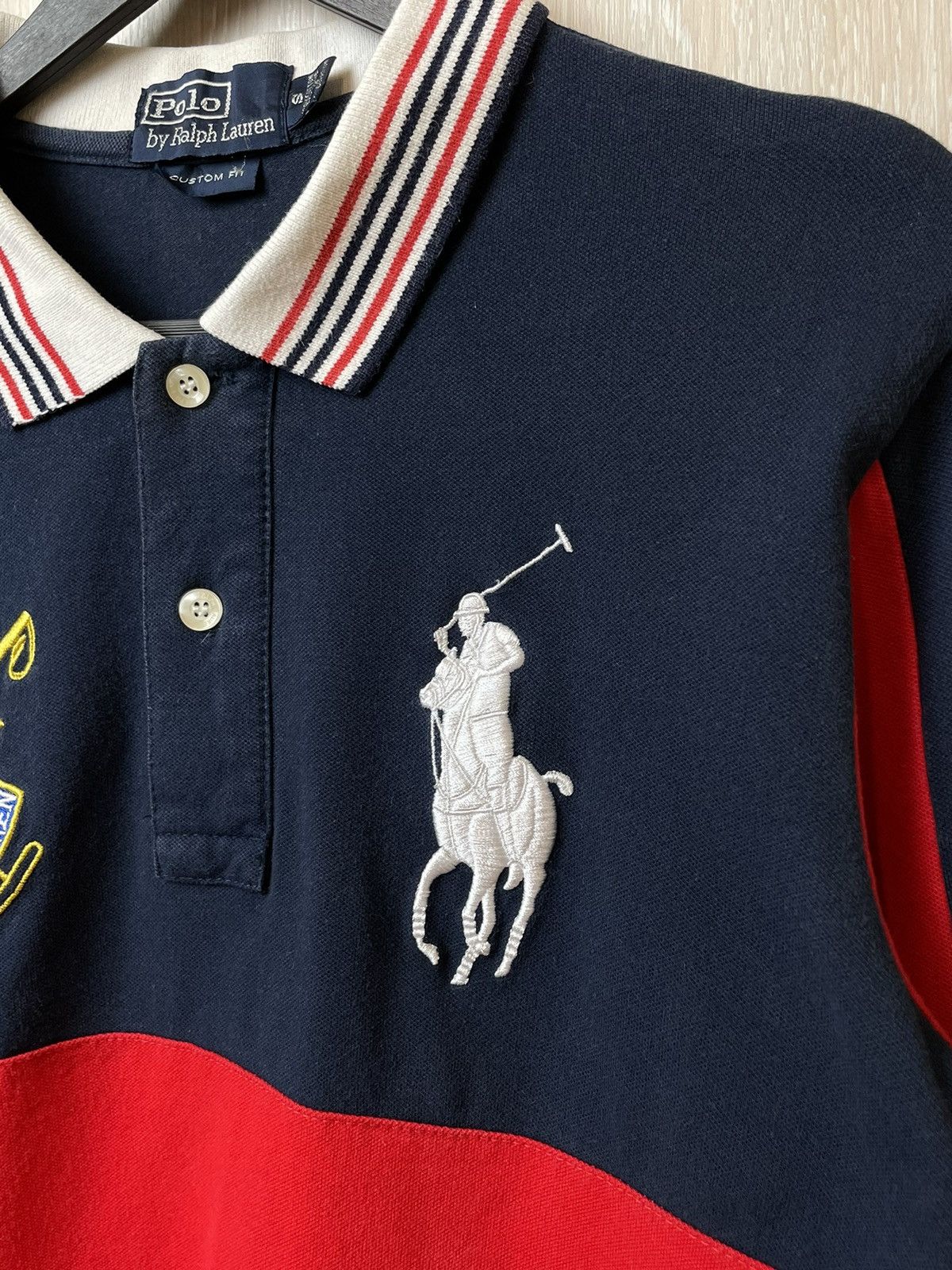 Polo Ralph Lauren × Vintage Vintage Polo Ralph Lauren Rugby Longsleeve Size S Size US S / EU 44-46 / 1 - 3 Thumbnail