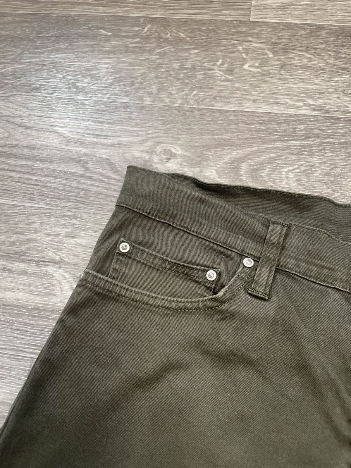 Carhartt Vintage Carhartt Klondike Pants Dark Green Leather Logo Y2K Size US 31 - 6 Thumbnail