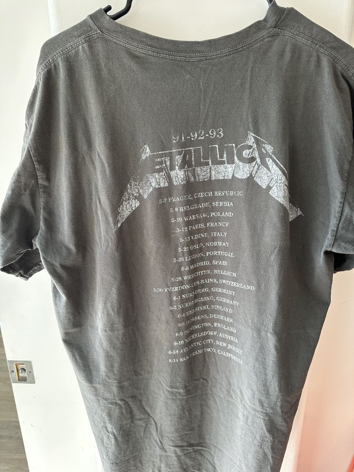 Other Vintage Metallica 91-92-93 Europe tour Size US L / EU 52-54 / 3 - 3 Thumbnail