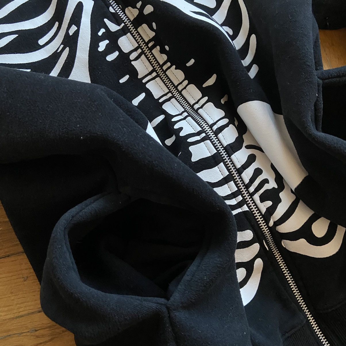 Japanese Brand 📌 Vintage Living Dead Souls Skeleton Full Zip Hoodie Size US XL / EU 56 / 4 - 11 Thumbnail
