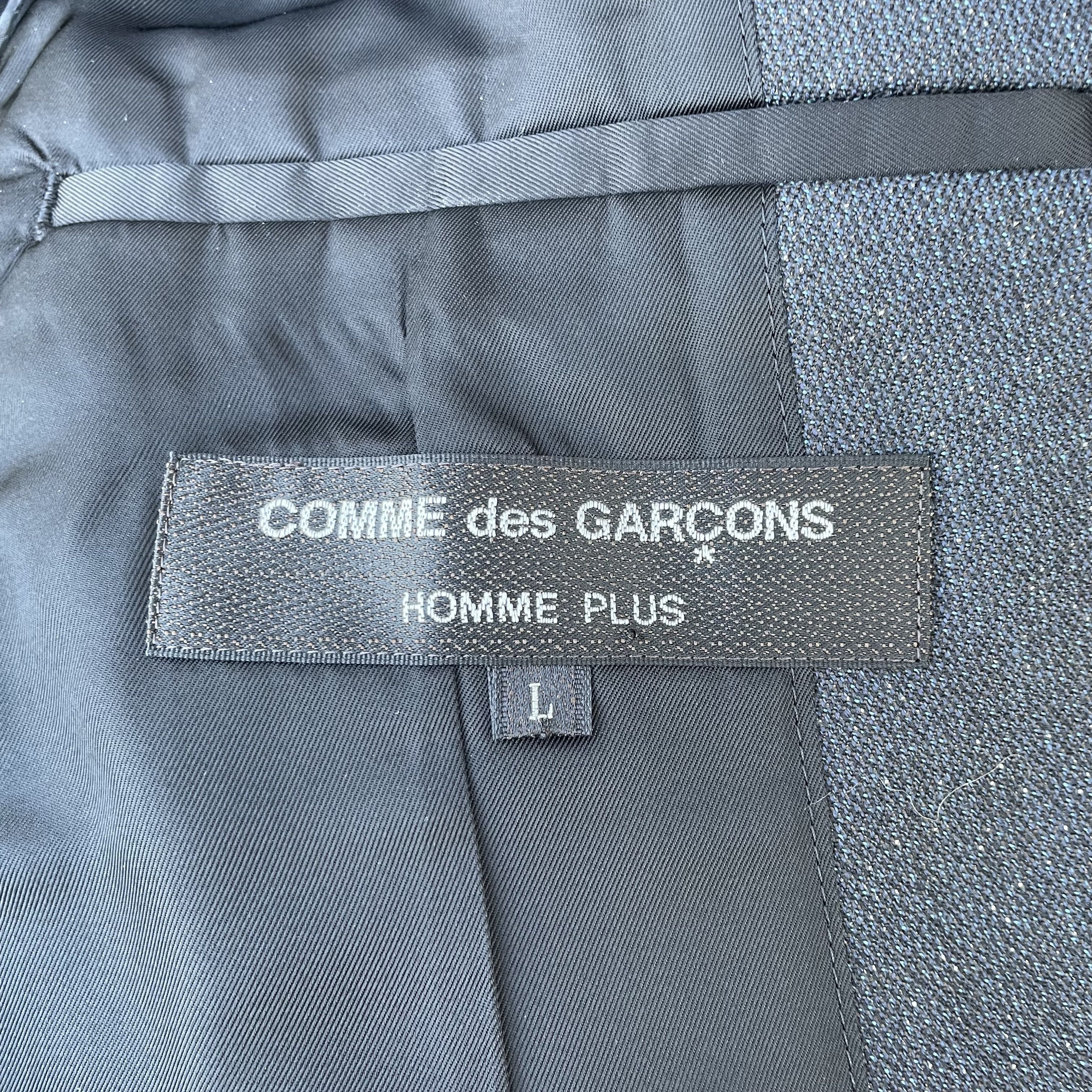 Comme des Garcons × Comme des Garcons Homme Plus CDG Homme Plus Grey Blazer Jacket Sparkles S/S07 Size 50R - 9 Thumbnail