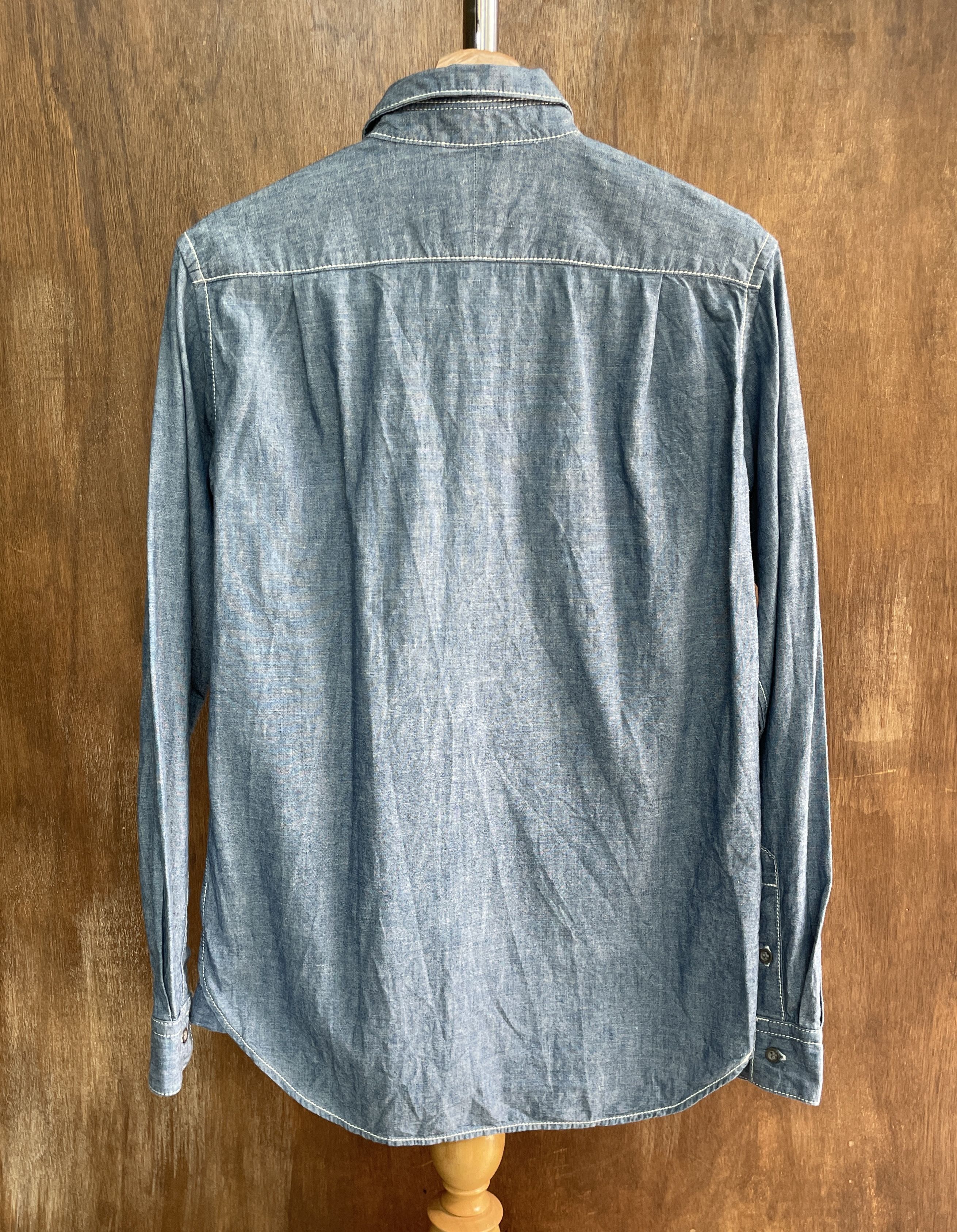Maison MIHARA YASUHIRO Maison MIHARA YASUHIRO Vintage Denim Shirt Size US M / EU 48-50 / 2 - 7 Thumbnail