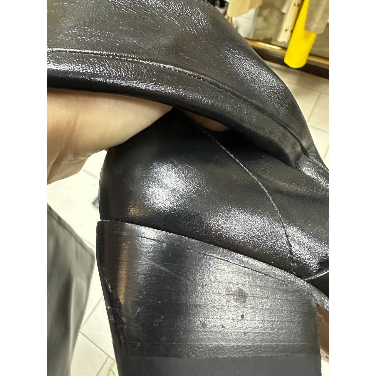 Chloe Chloe Leather Over-the Knee Buckle Block Heel Boots Sz.36.5 Size US 5.5 / IT 35.5 - 9 Thumbnail