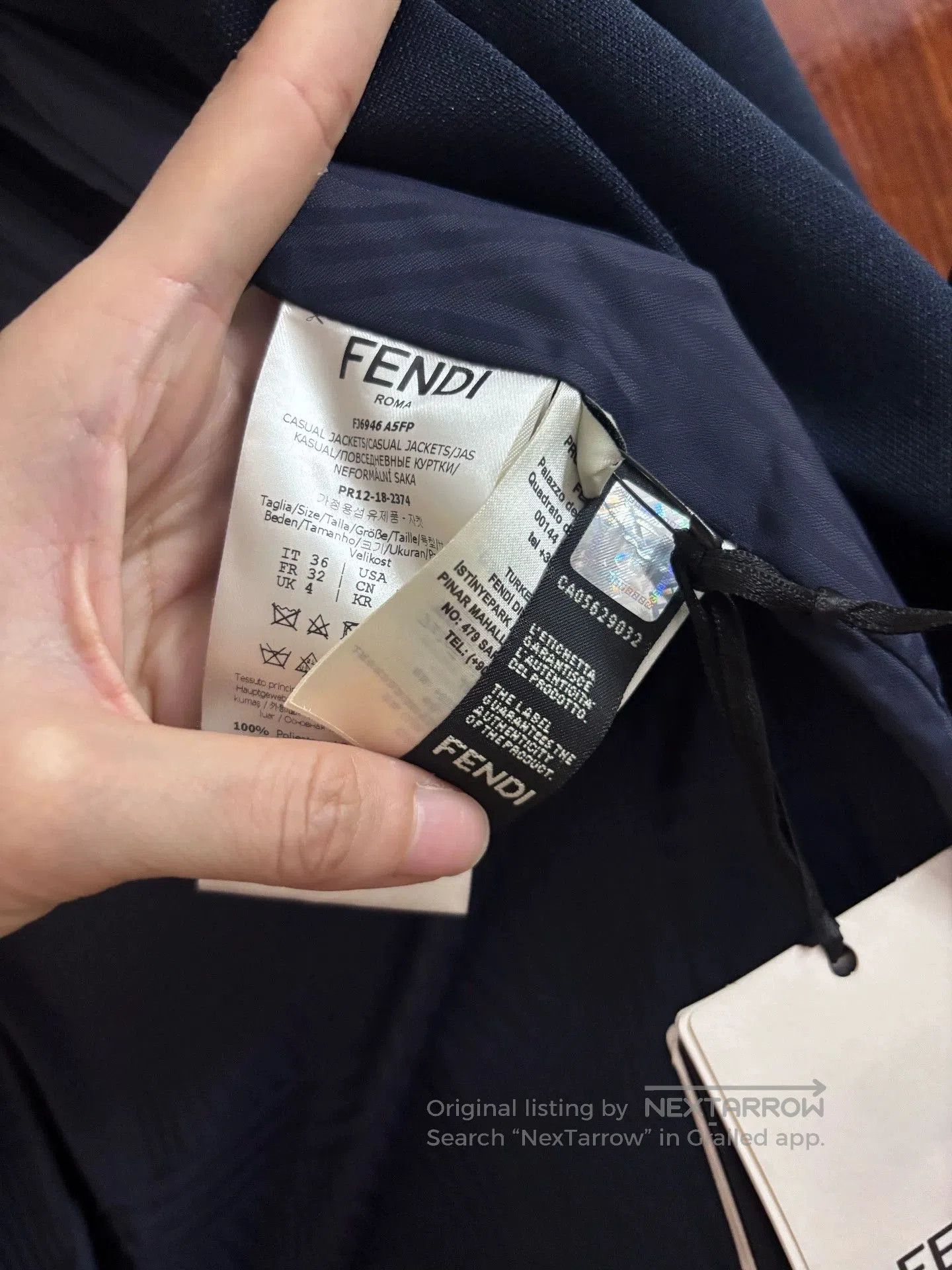 Fendi new fendi women's blazer xs. Size US XS / EU 42 / 0 - 8 Thumbnail