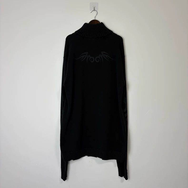 Balenciaga Balenciaga Sanskrit y2k Dragon Totem Destruction Sweater Size US M / EU 48-50 / 2 - 2 Thumbnail