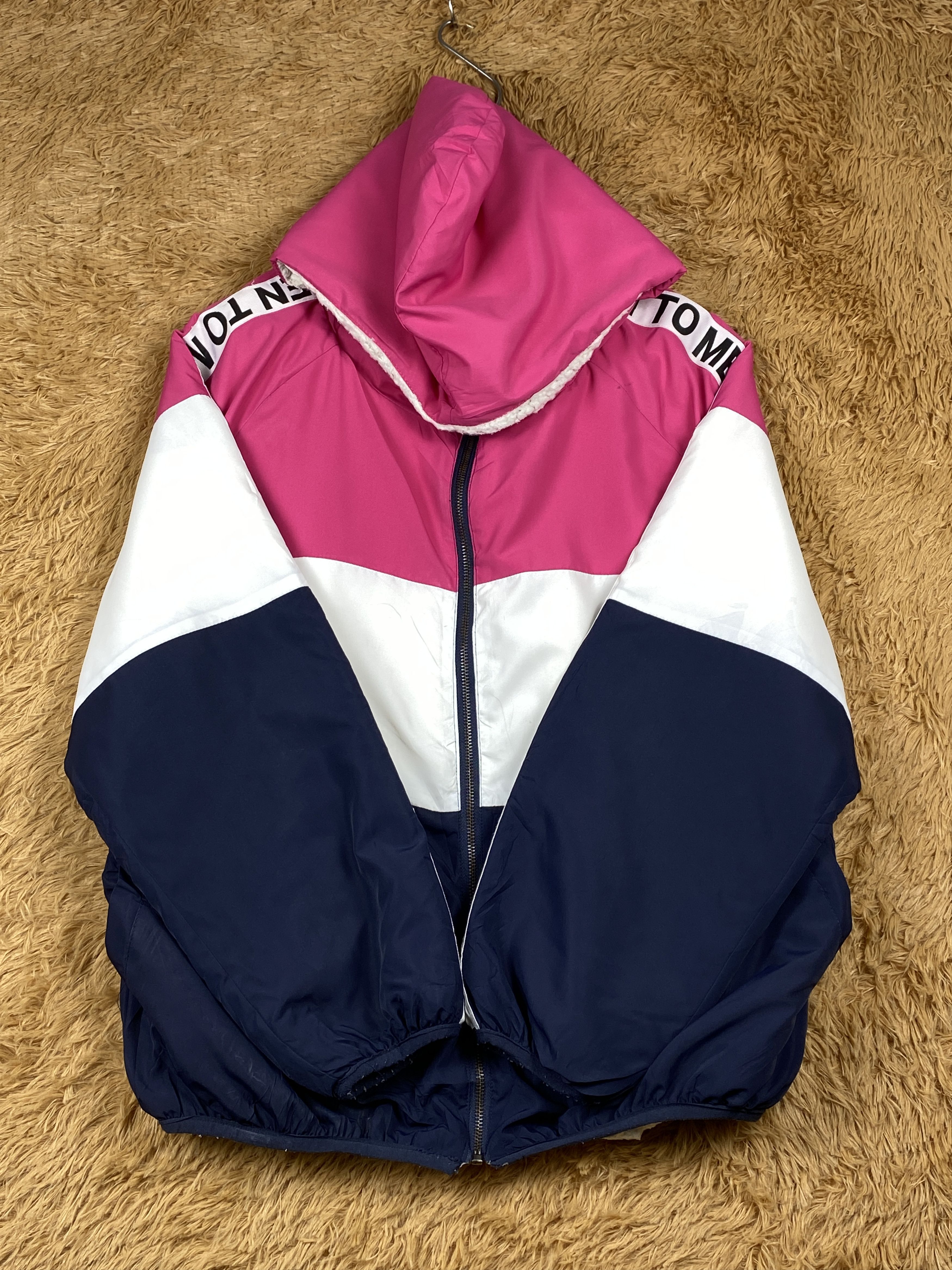 Japanese Brand Vintage Required Reversible Tape on Sleeve Jacket J1645 Size L / US 10 / IT 46 - 5 Thumbnail