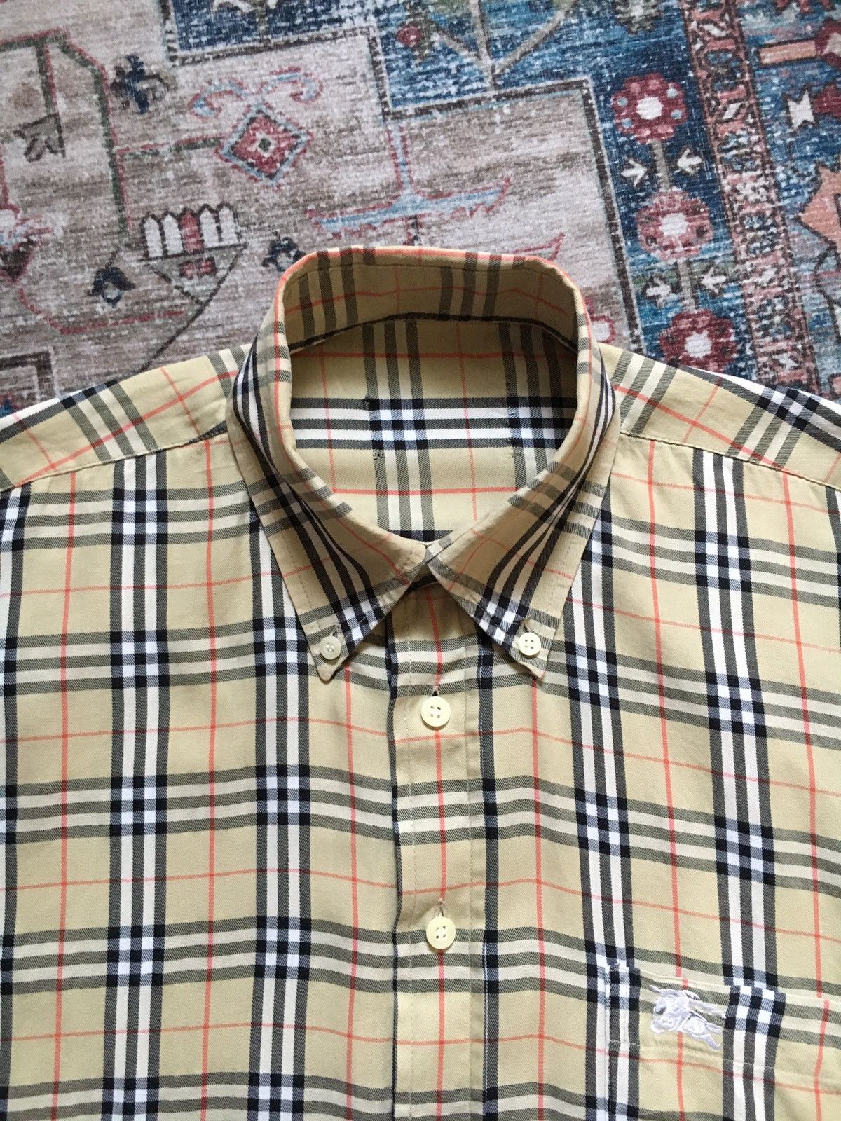 Burberry × Vintage Burberrys Novacheck button down shirt Size US M / EU 48-50 / 2 - 2 Thumbnail