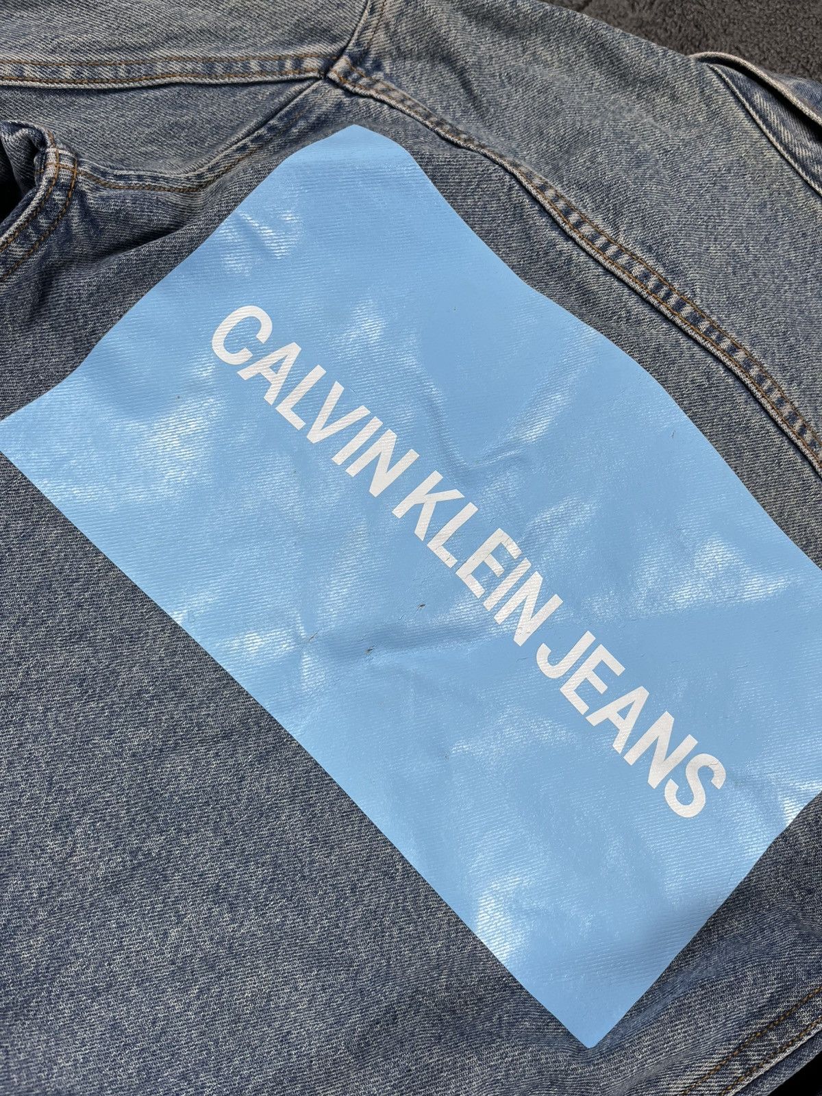 Calvin Klein Vintage calvin klein denim jacket (design by raf simons) Size XS / US 0-2 / IT 36-38 - 3 Thumbnail
