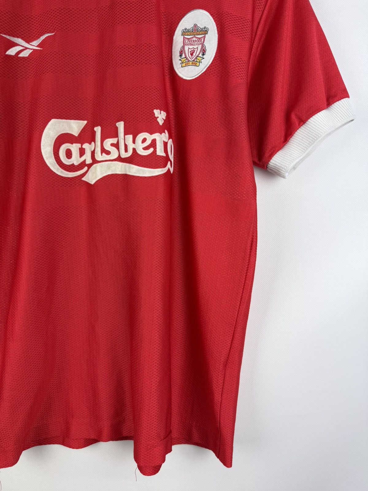 Reebok Reebok FC Liverpool VTG 1998 / 2000 Home Soccer Jersey Shirt Size US S / EU 44-46 / 1 - 4 Thumbnail