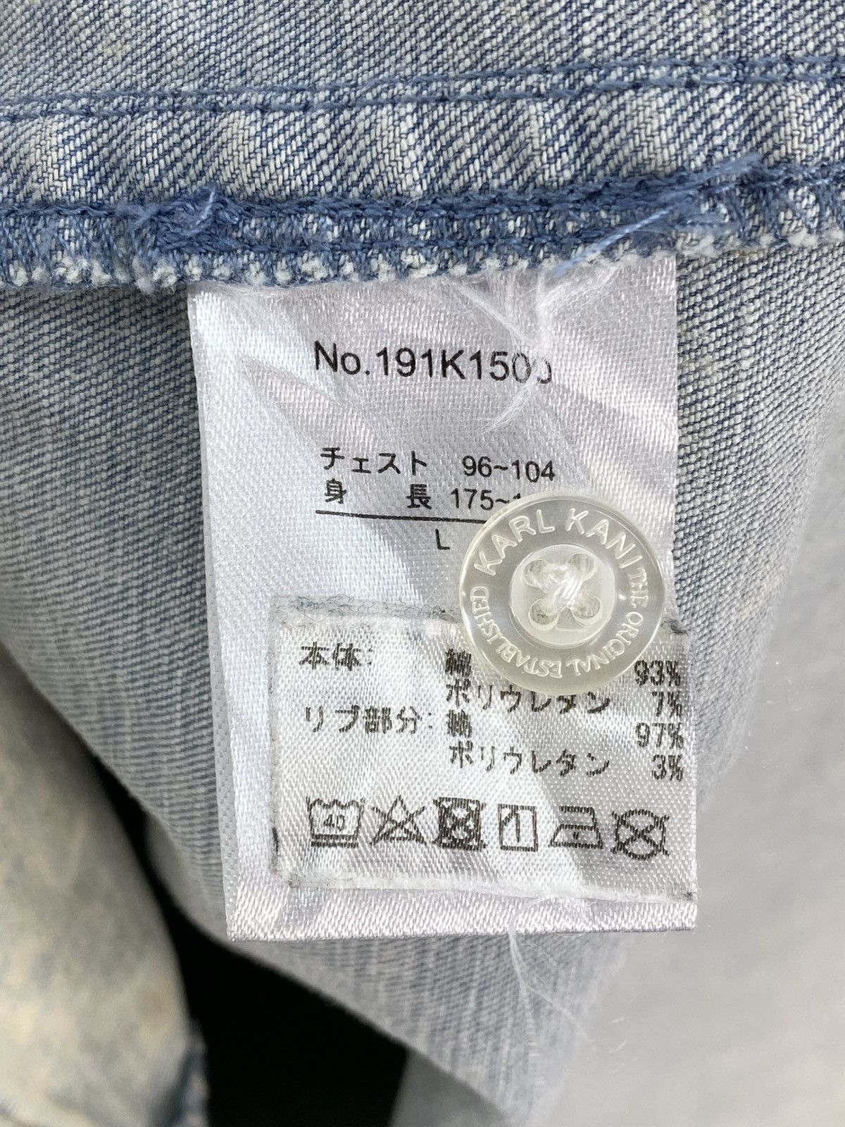 Karl Kani Karl Kani Acid Wash Shirts Button Up Jacket Size US M / EU 48-50 / 2 - 12 Thumbnail