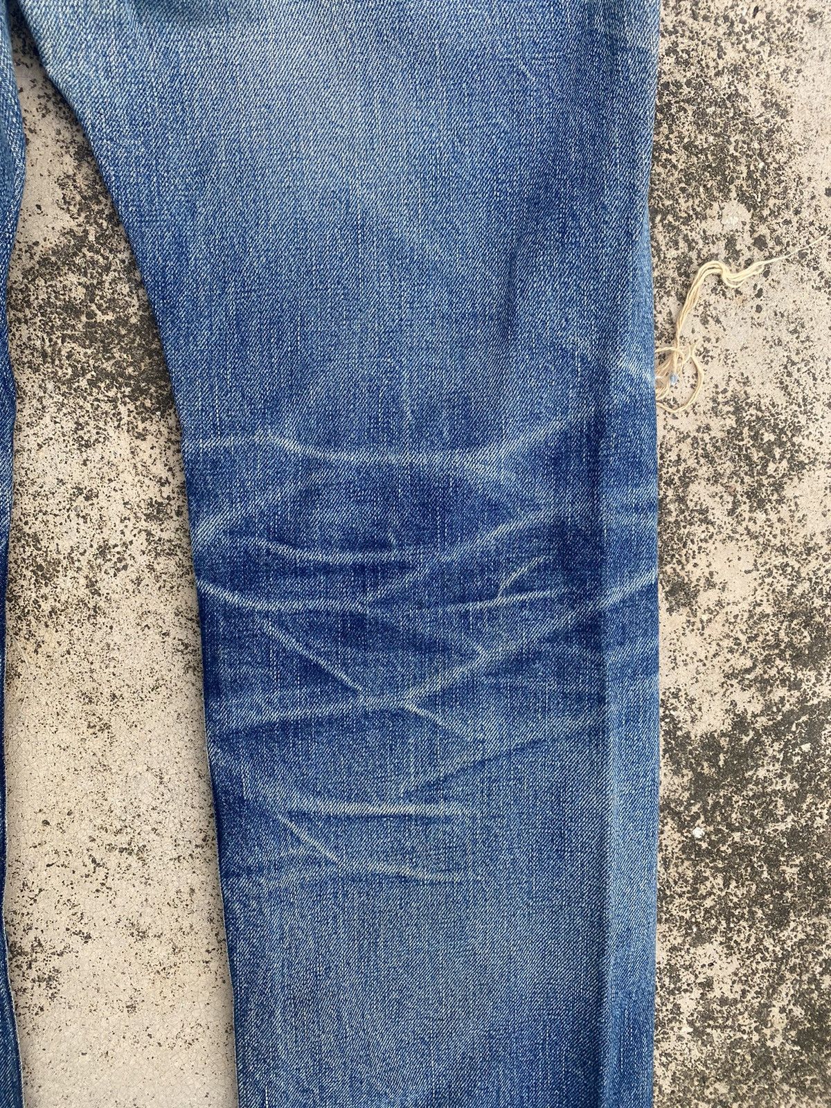 Blue Blue Japan × Japanese Brand × Le Grande Bleu (L.G.B.) Blue Blue Japan Distressed Selvedge Honeycomb Clawmark Denim Size US 29 - 19 Thumbnail