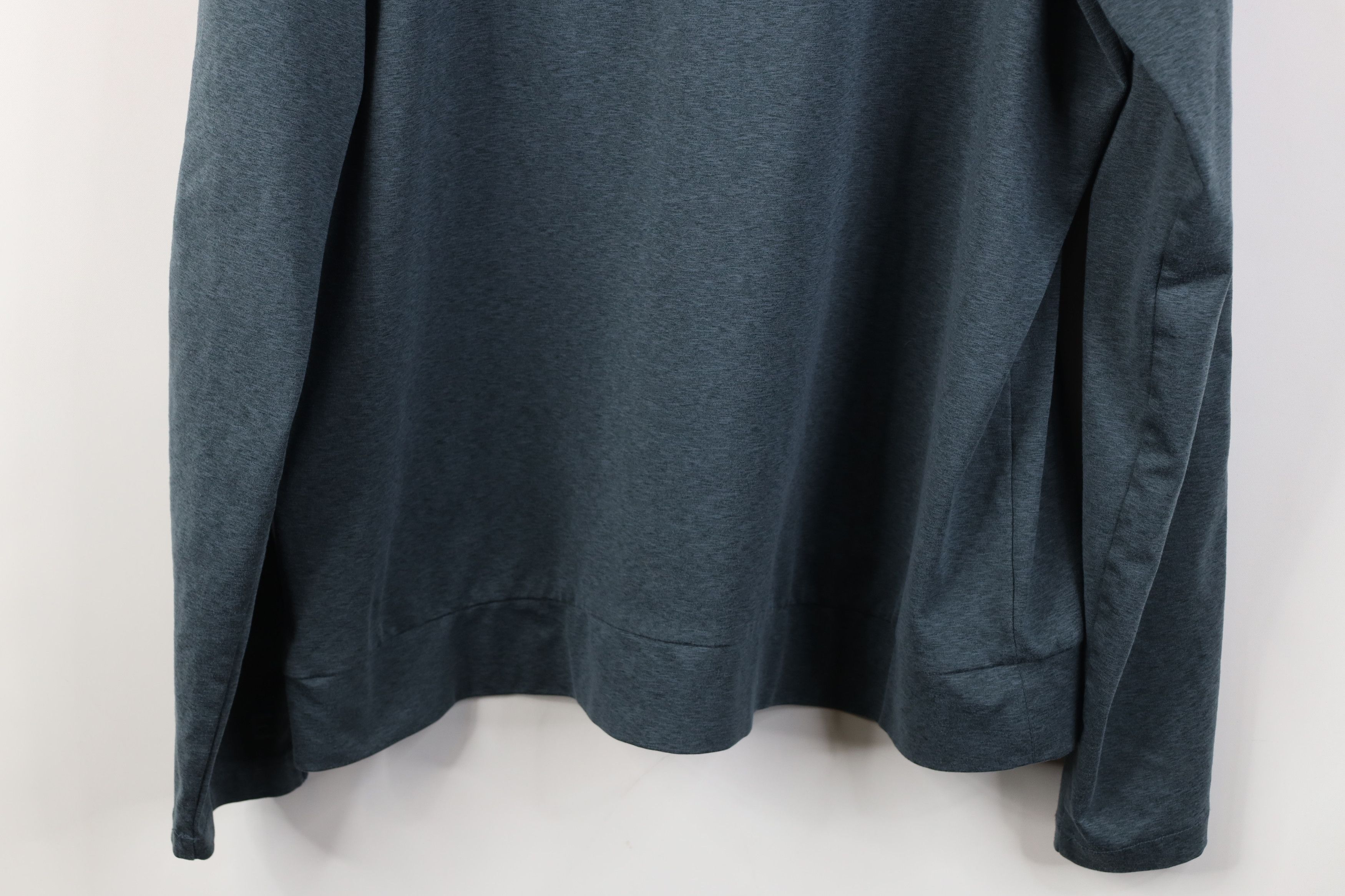 Everlane Everlane Blank Lightweight Jersey Knit Hoodie Heather Blue Size US M / EU 48-50 / 2 - 12 Thumbnail